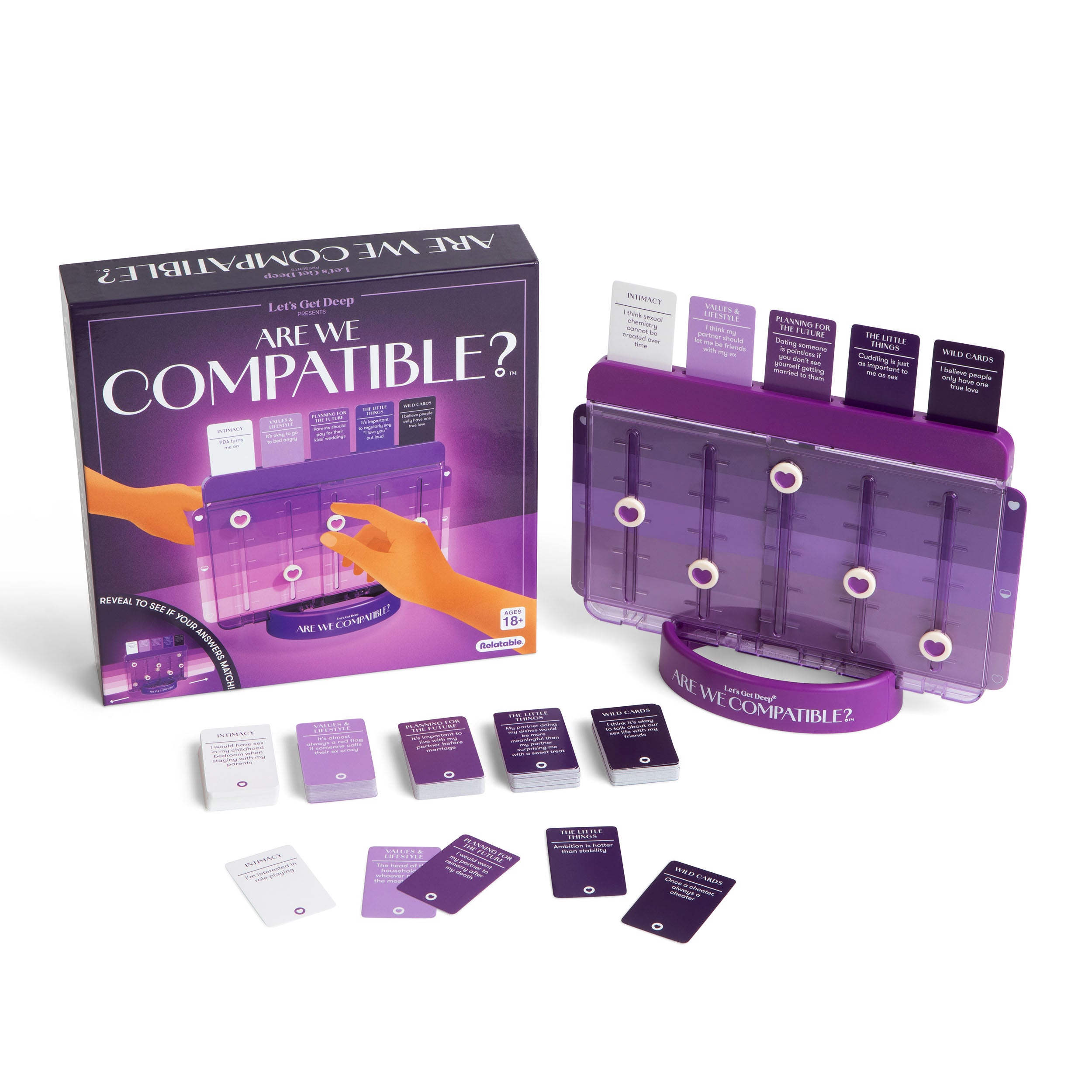 Are We Compatible? by Relatable – A Romantic Couples Card Game With 200 Prompts for Fun Date Nights & Connection
