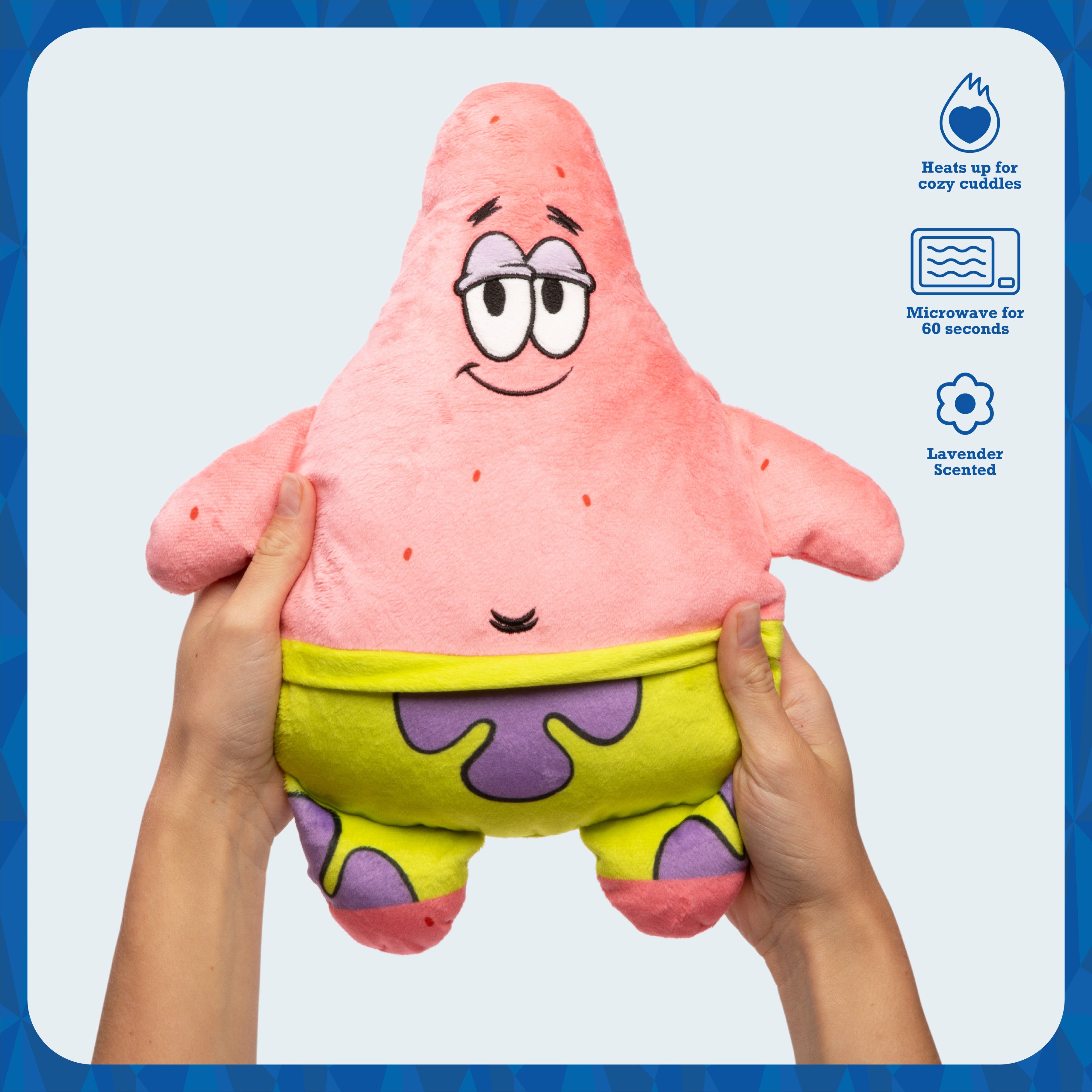 Happy Helpers Patrick By Relatable, The Cozy Comfort That's Anything But Boring, Get Relief With This Plush Heating Pad For Period Cramps