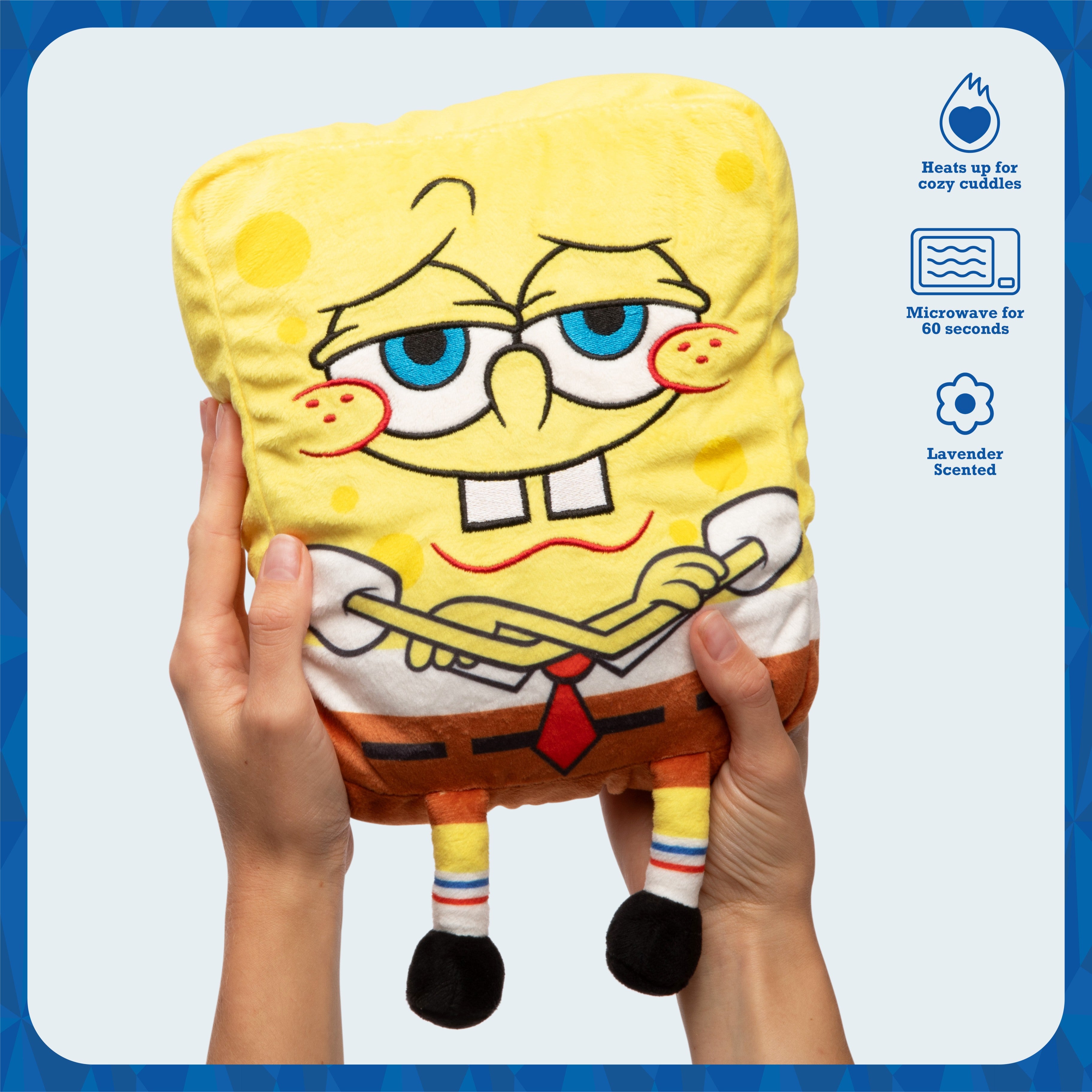 Happy Helpers SpongeBob By Relatable, The Cozy Comfort That's Anything But Boring, Get Relief With This Plush Heating Pad For Period Cramps
