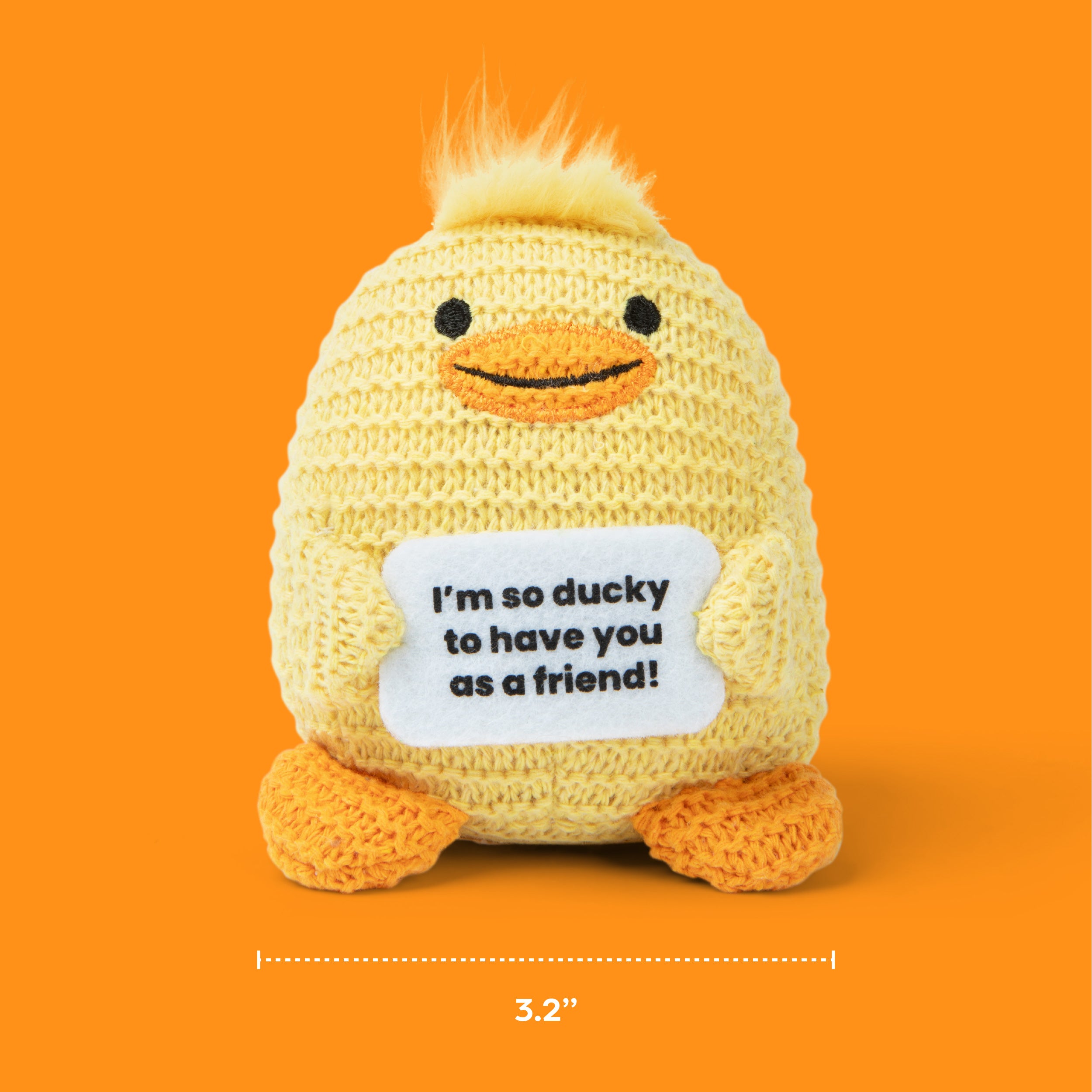 Lil Cheers Duck by Relatable – Crochet Plush with Positive Vibes