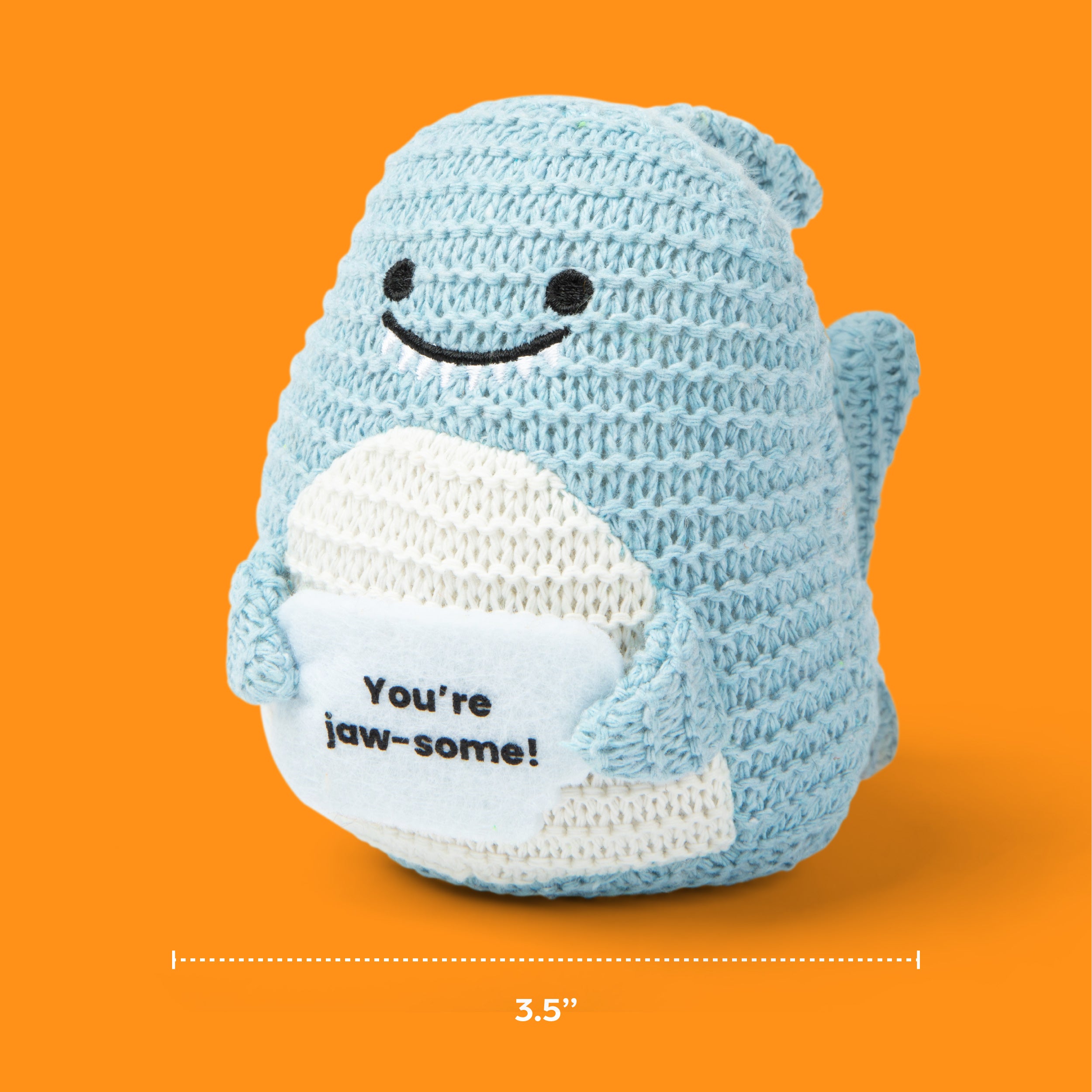 Lil Cheers Shark by Relatable – Fintastic Crochet Plush with Encouragement