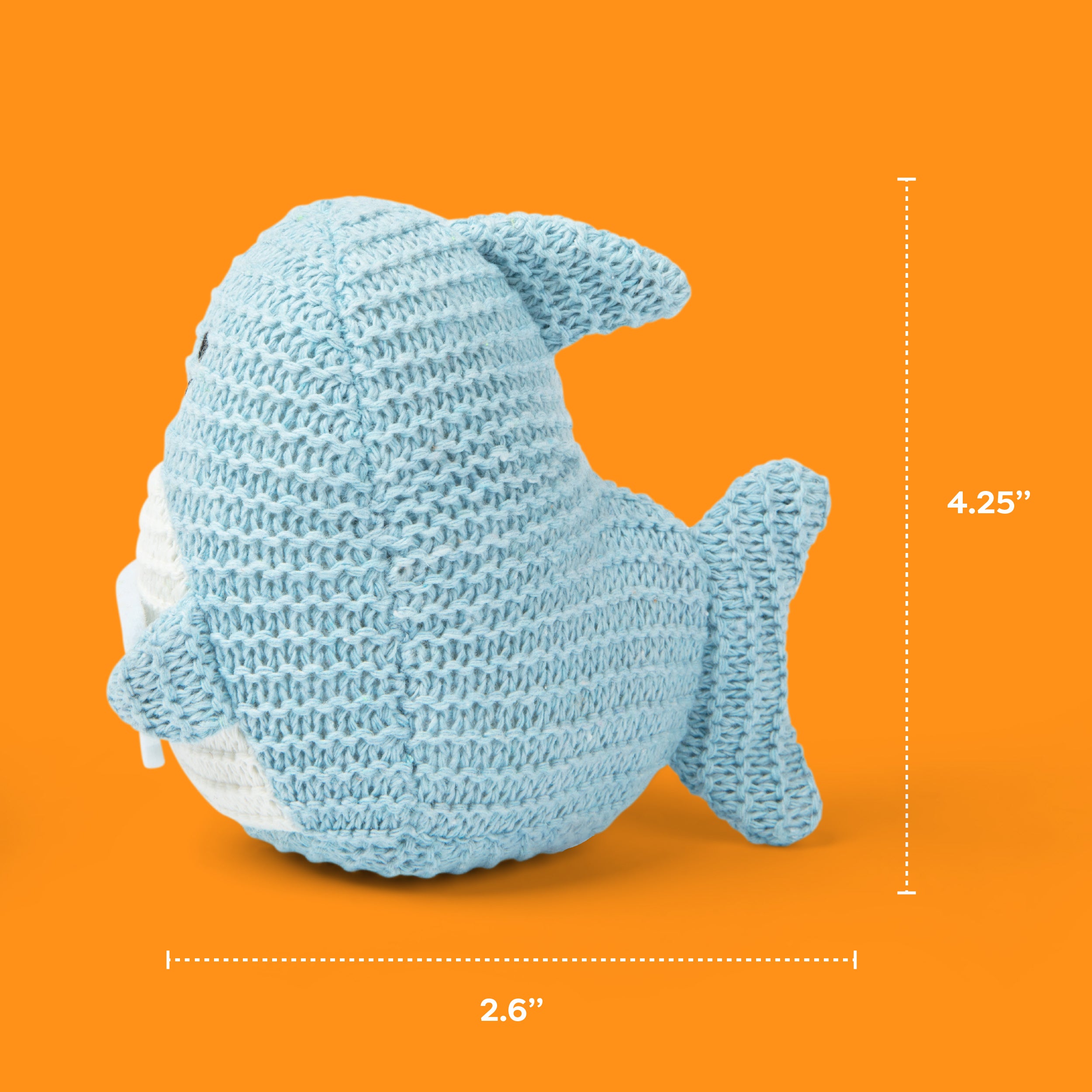 Lil Cheers Shark by Relatable – Fintastic Crochet Plush with Encouragement