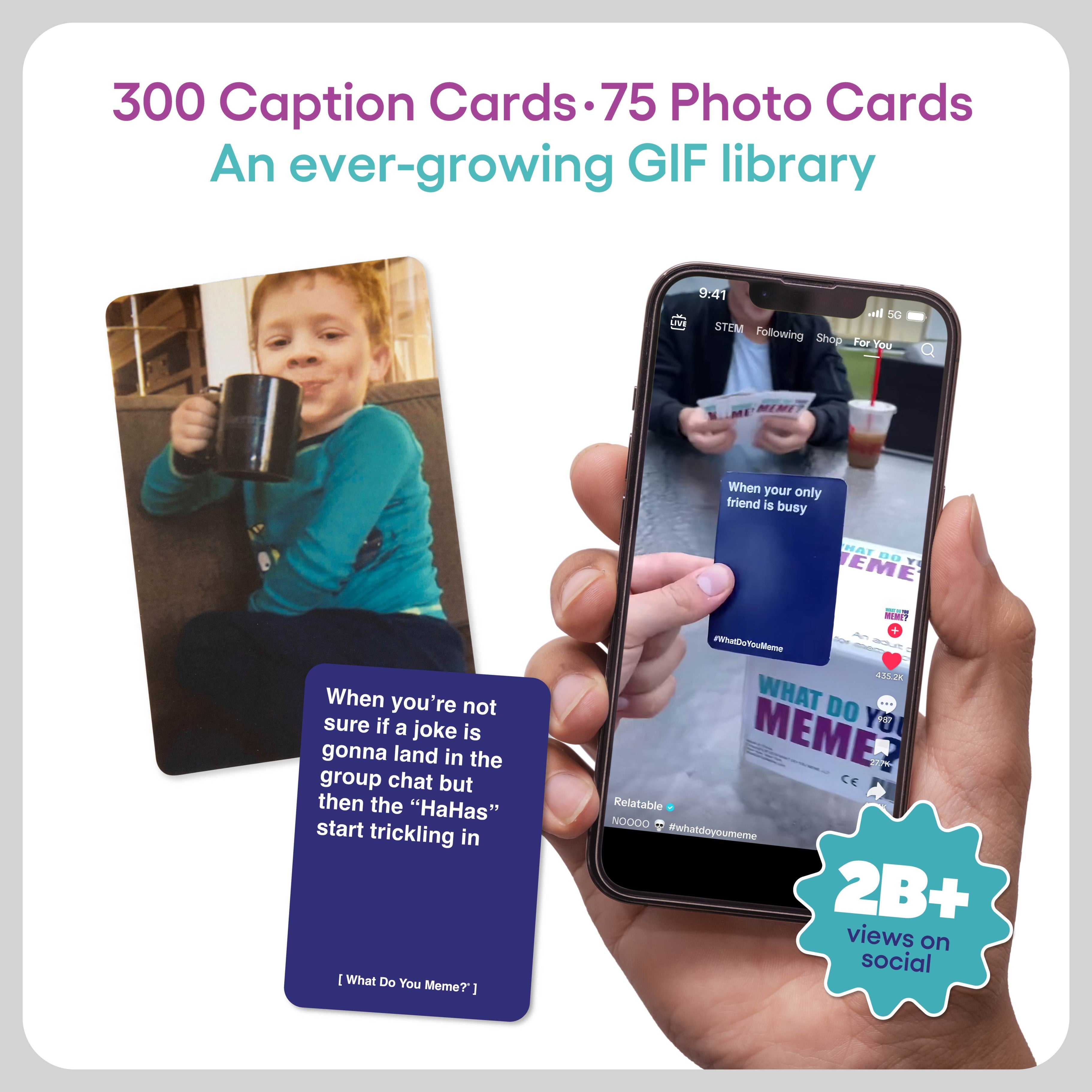 What Do You Meme?® Gif Edition, The Essential Adult Party Game for Meme Lovers Now with Refreshed Content