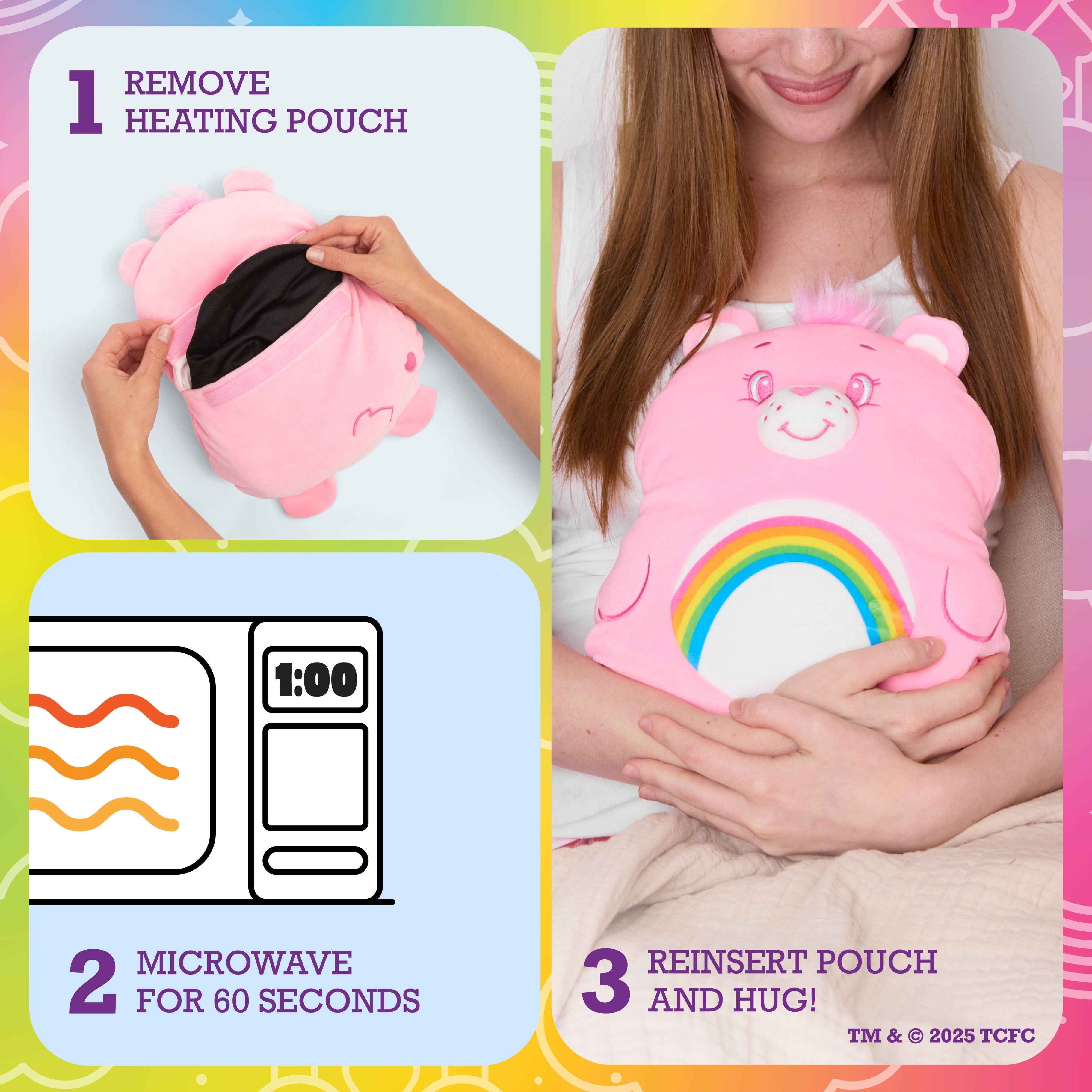 Happy Helpers Cheer Bear By Relatable, The Cozy Comfort That's Anything But Boring, Get Relief With This Plush Heating Pad For Period Cramps