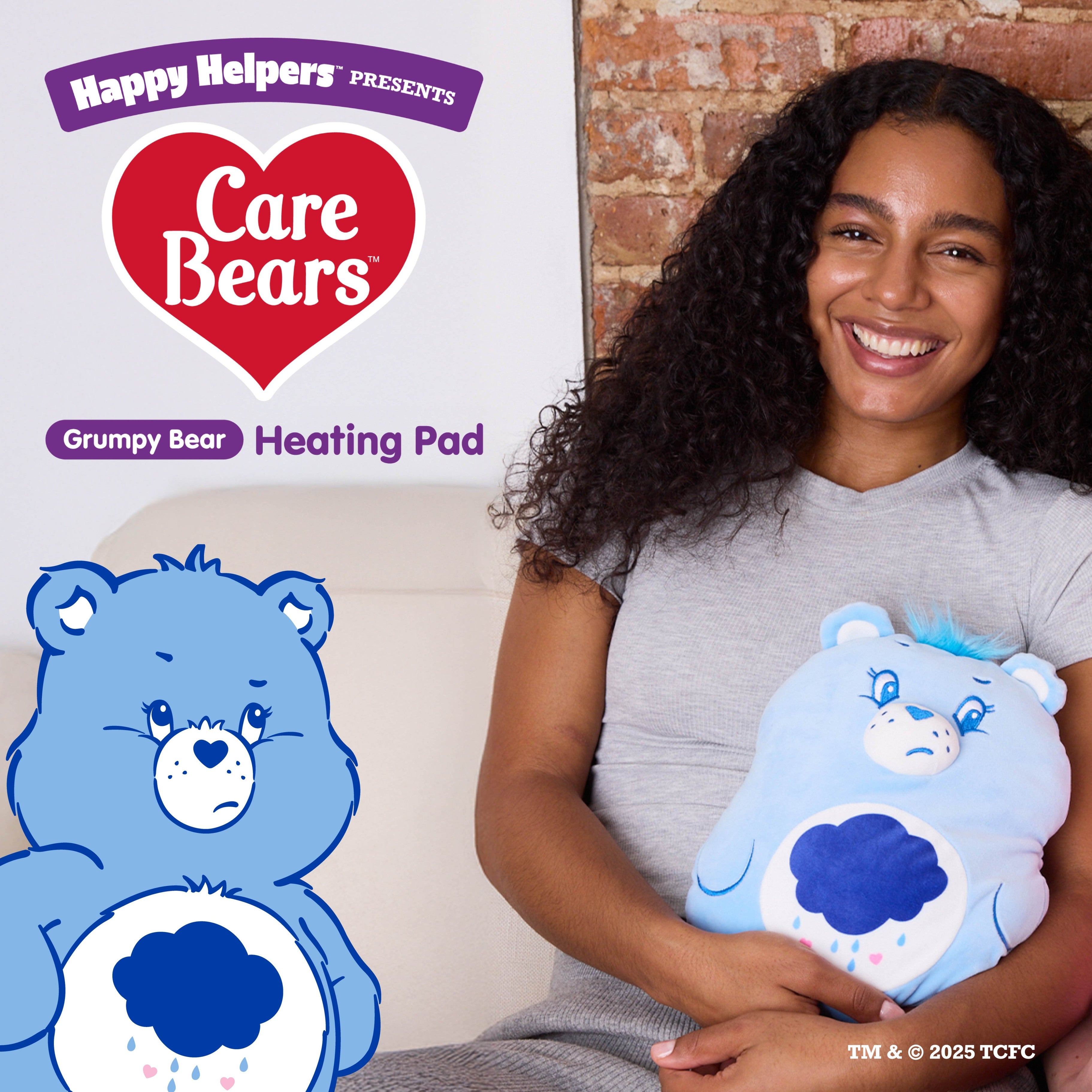 Happy Helpers Grumpy Bear By Relatable, The Cozy Comfort That's Anything But Boring, Get Relief With This Plush Heating Pad For Cramps