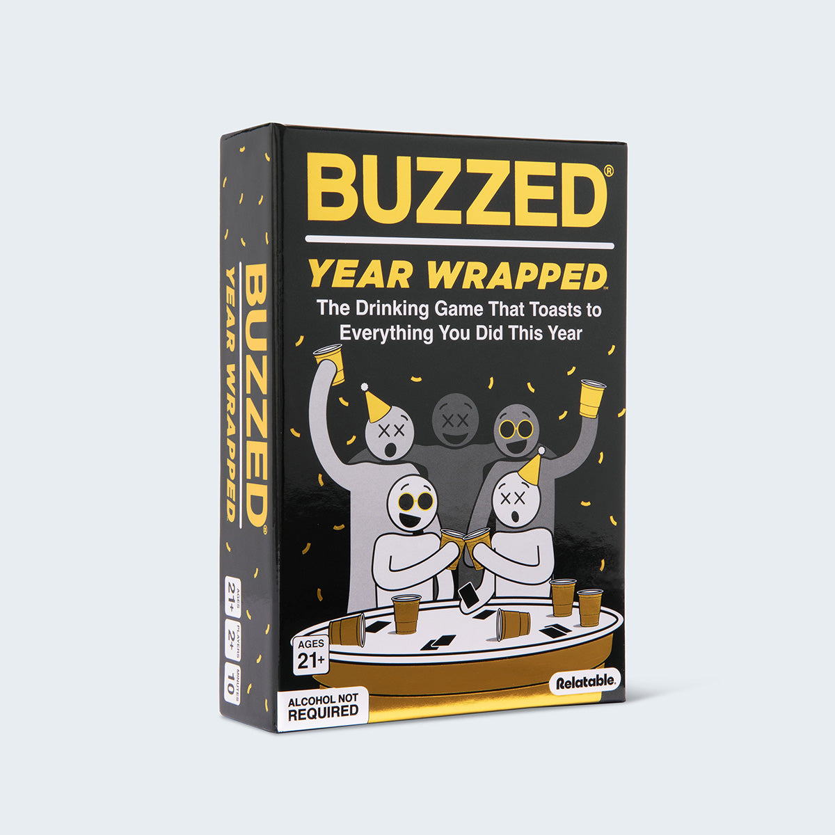 Buzzed Year Wrapped by Relatable – A New Year’s Eve Drinking Game Packed with Pop Culture & Laughs