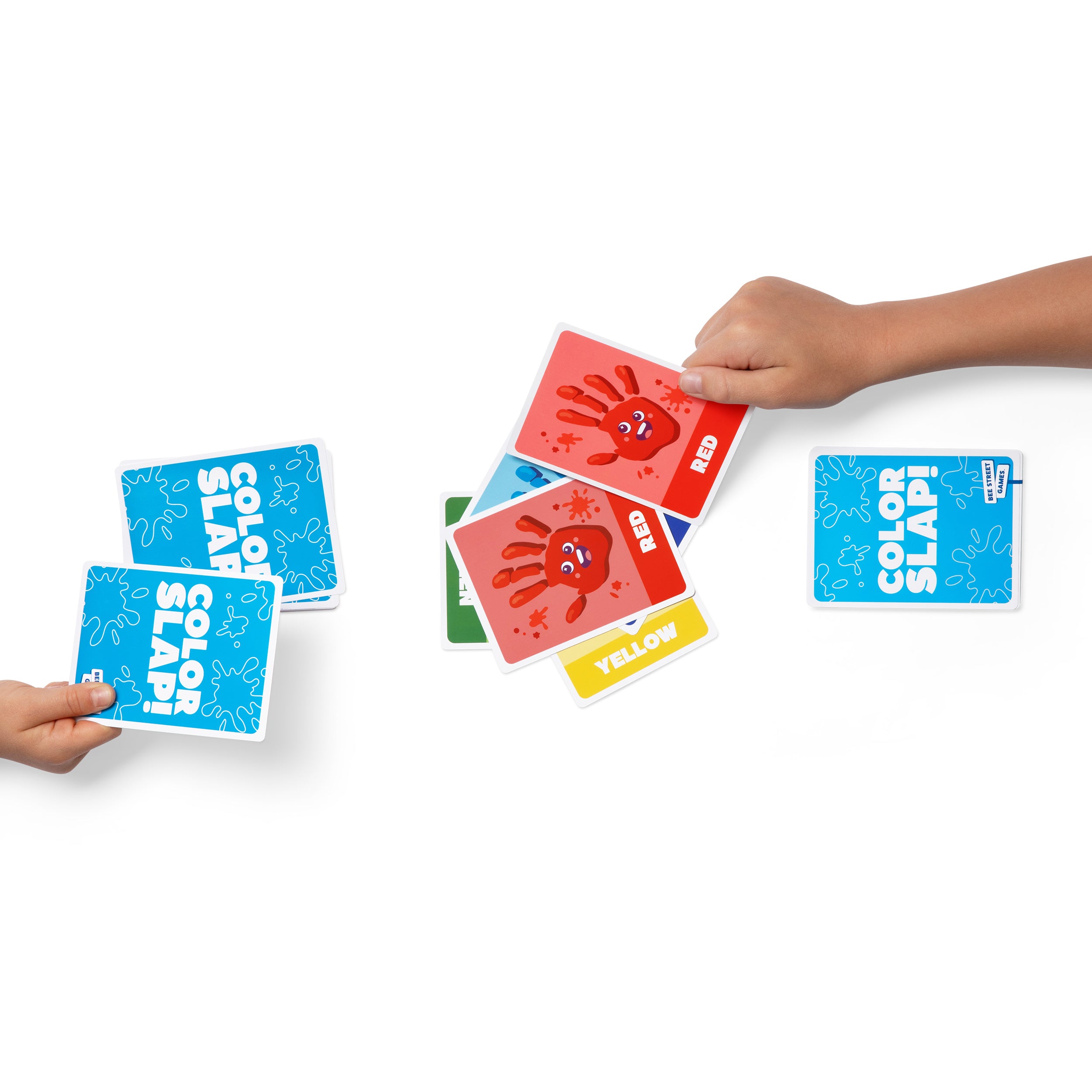 Bee Street Color Slap – Slap The Matches To Win. A Simple Card Game for Kids – Includes 36 Cards