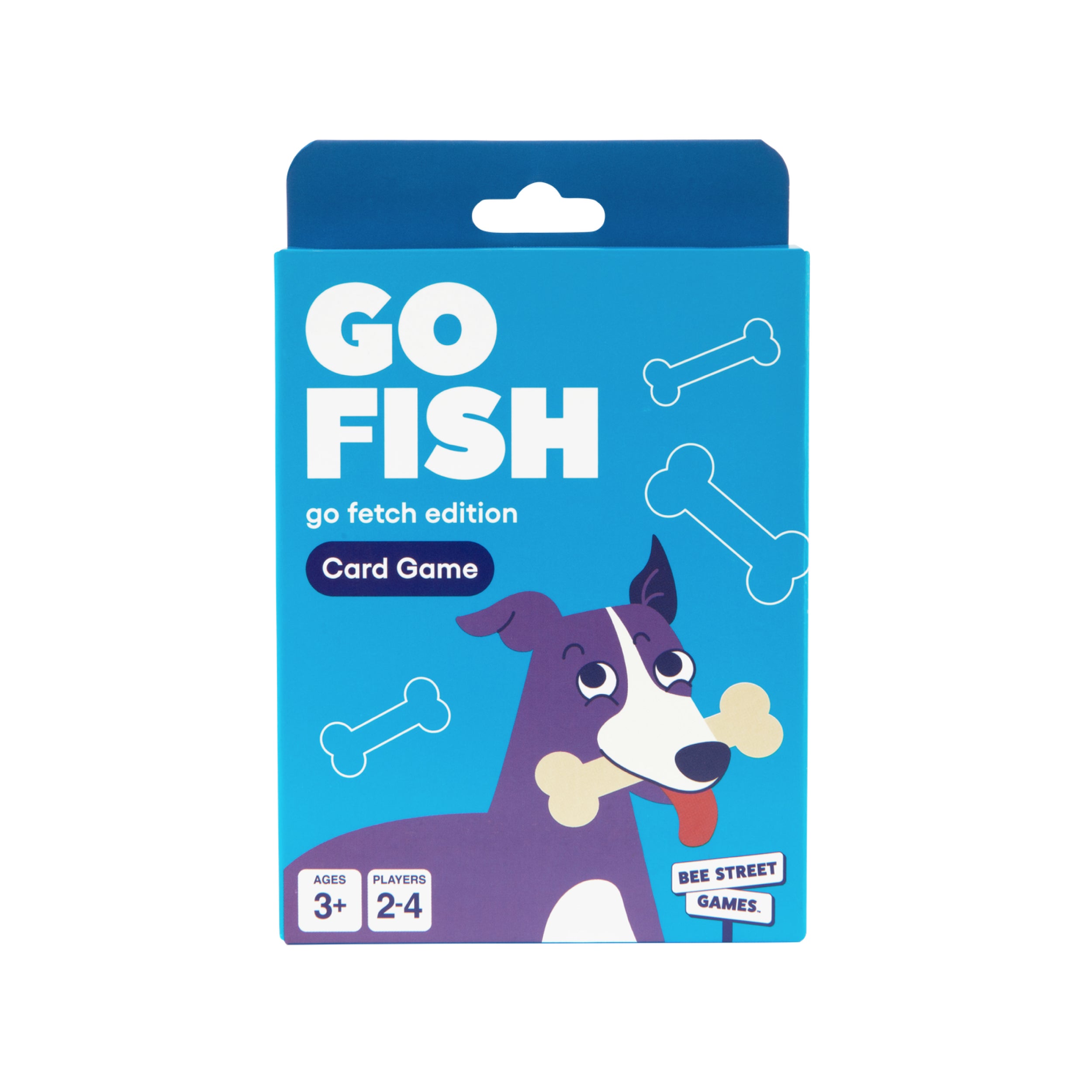 Go Fish, The Go Fetch Edition from Bee Street Games, by Relatable – Classic family games reimagined with playful, silly themes. Includes 36 jumbo playing cards.