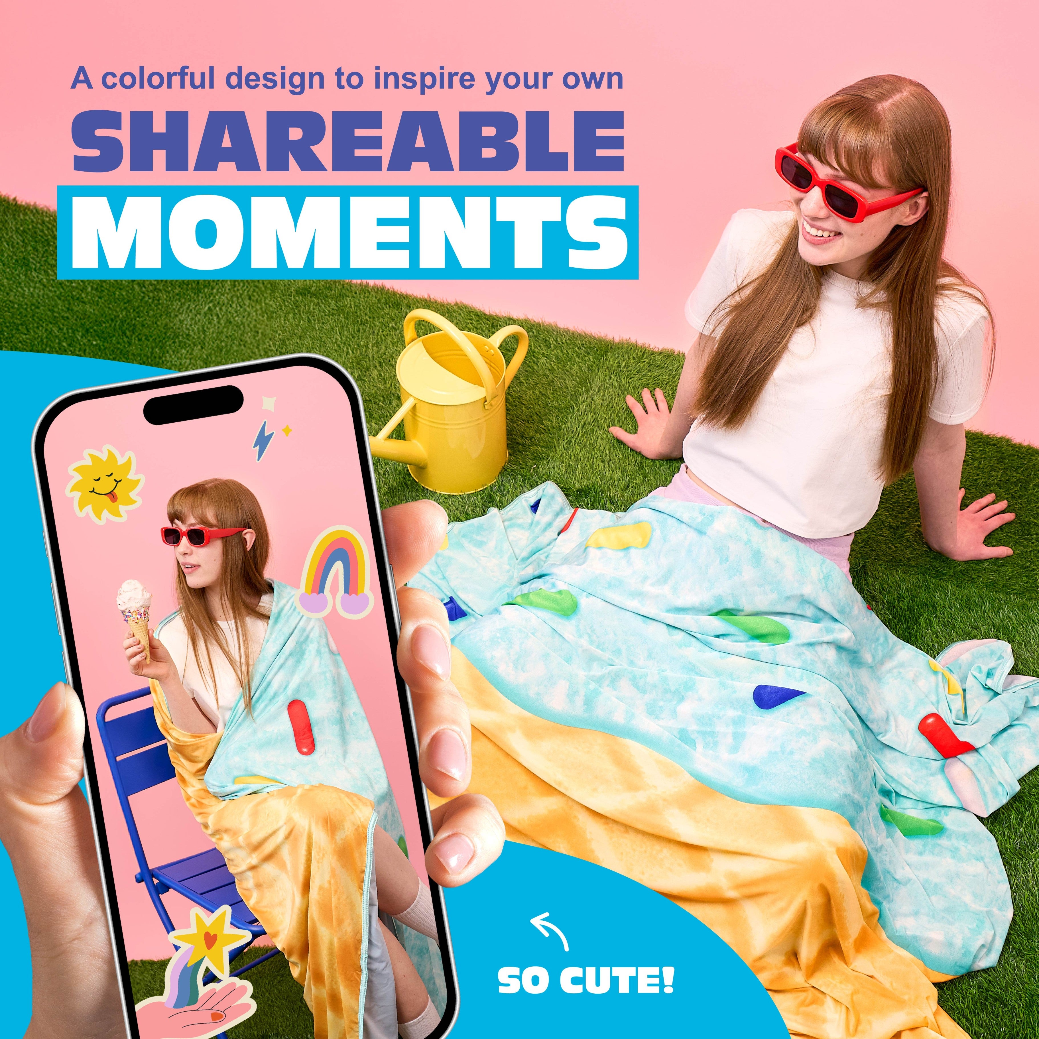 Cozy Concepts Co. Ice Cream Cooling Blanket