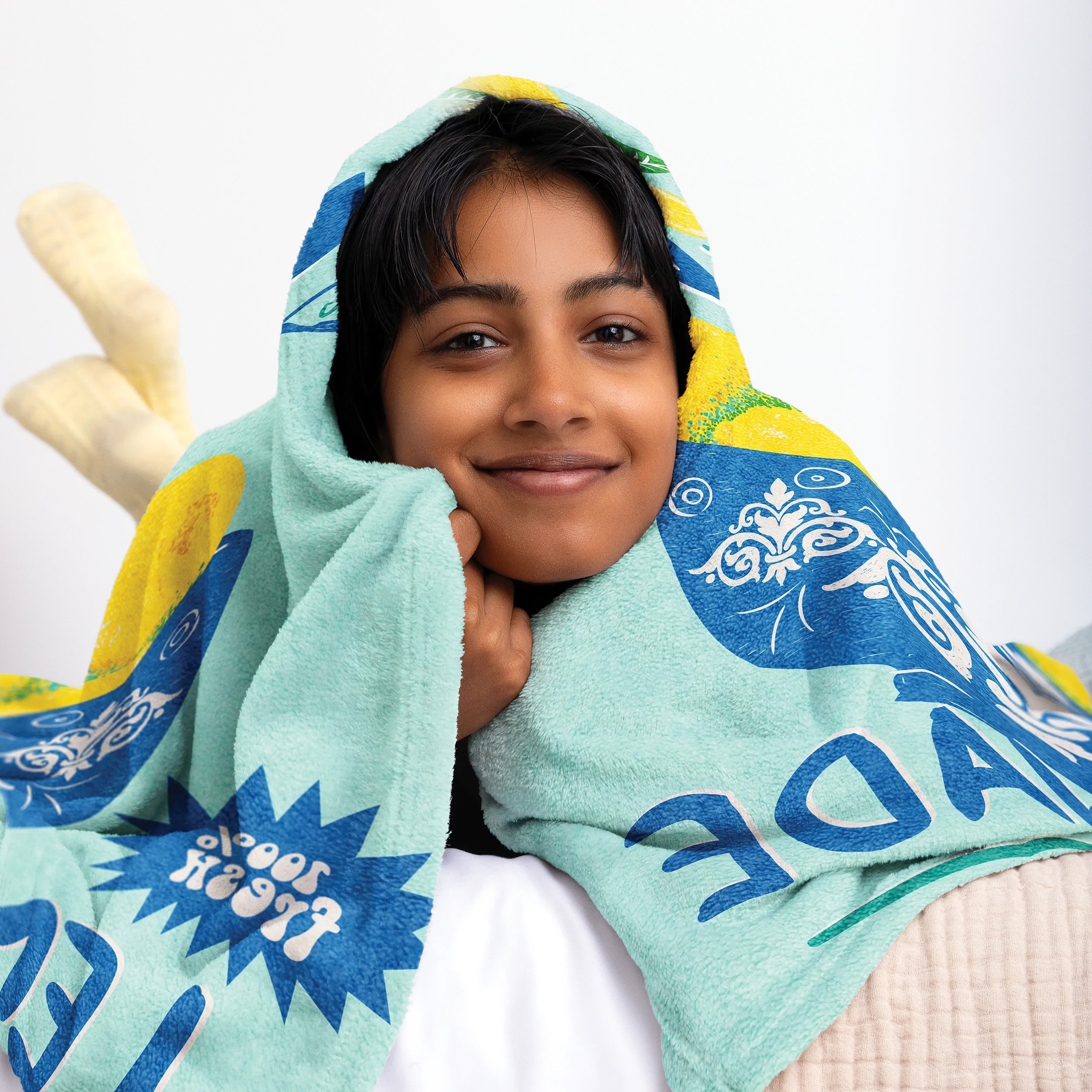 Cozy Concepts Co. Lemonade Comfort Blanket by Relatable - Cozy Throw Blanket for Room Decor