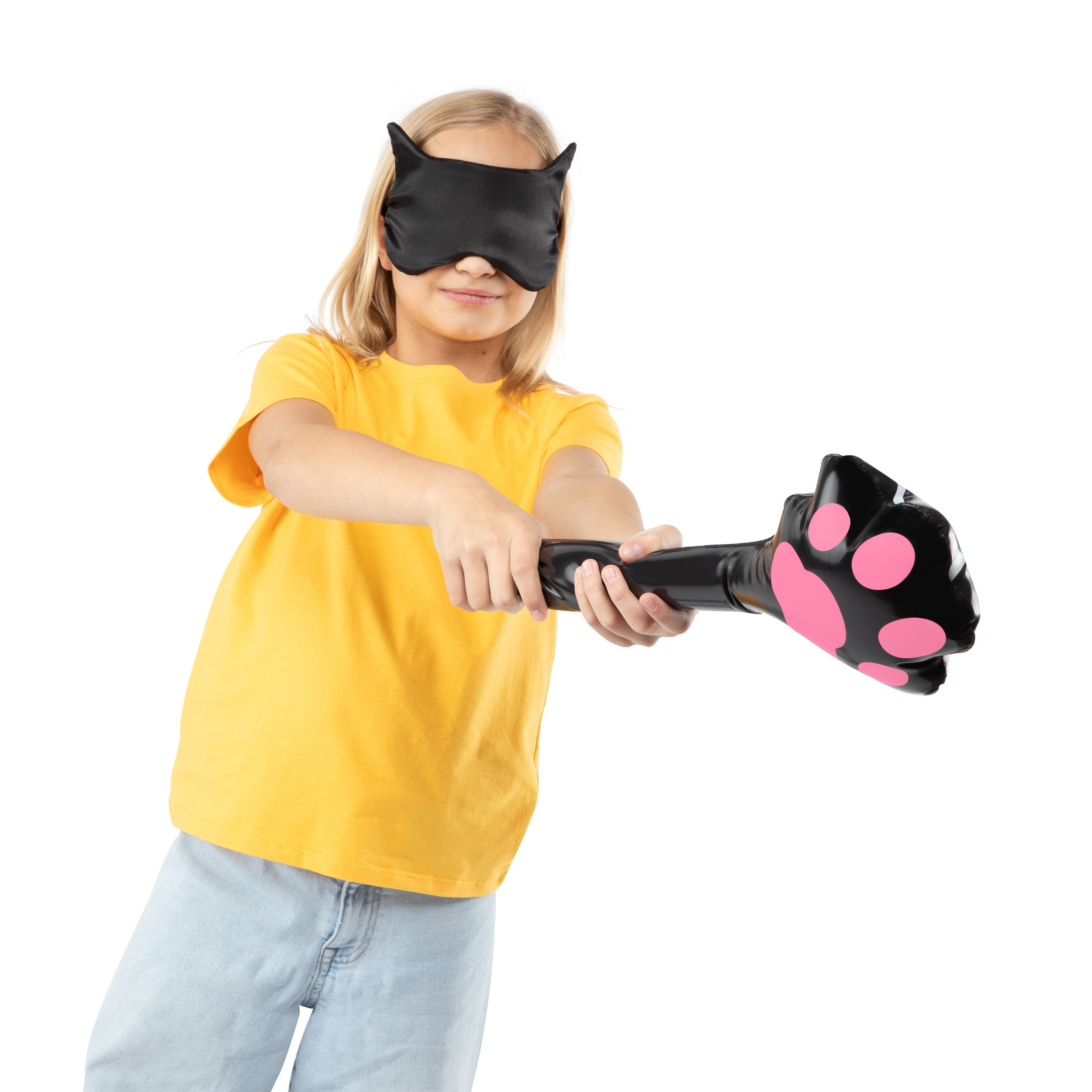 Cats and Robbers by Relatable - Can You Steal the Cheese Without Getting Caught? An Up and Active Family Games and Kids Games Pick - Includes 1 Inflatable Paw, Cheese, Squeaky Mice Feet and More.