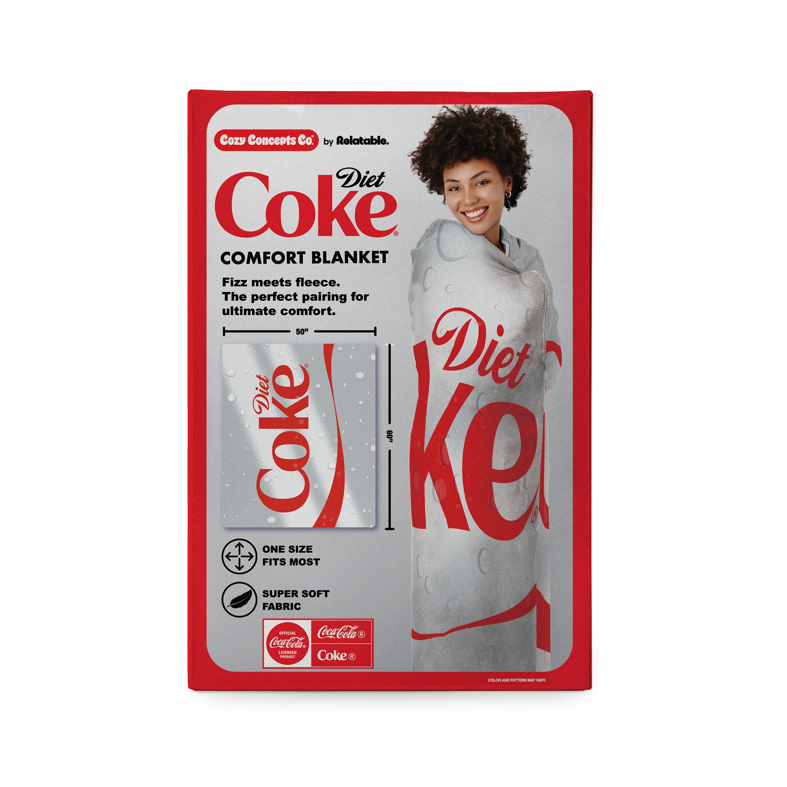 Cozy Concepts Co. Diet Coke® Comfort Blanket by Relatable