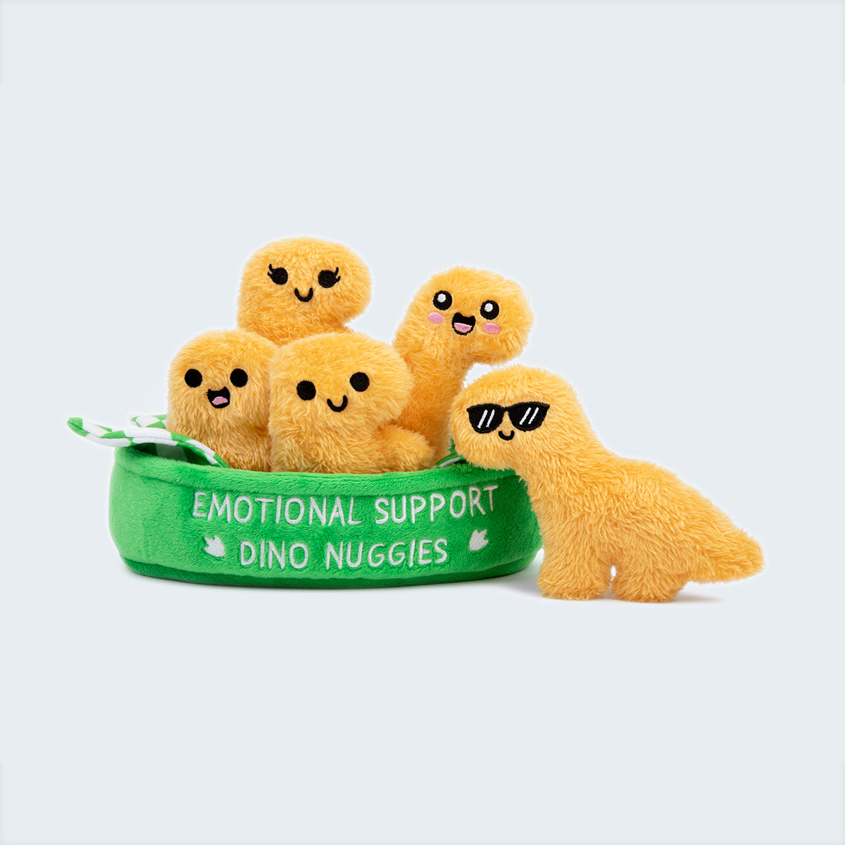 Emotional Support Dino Nuggies by Relatable – A Huggable Dinosaur Plushie