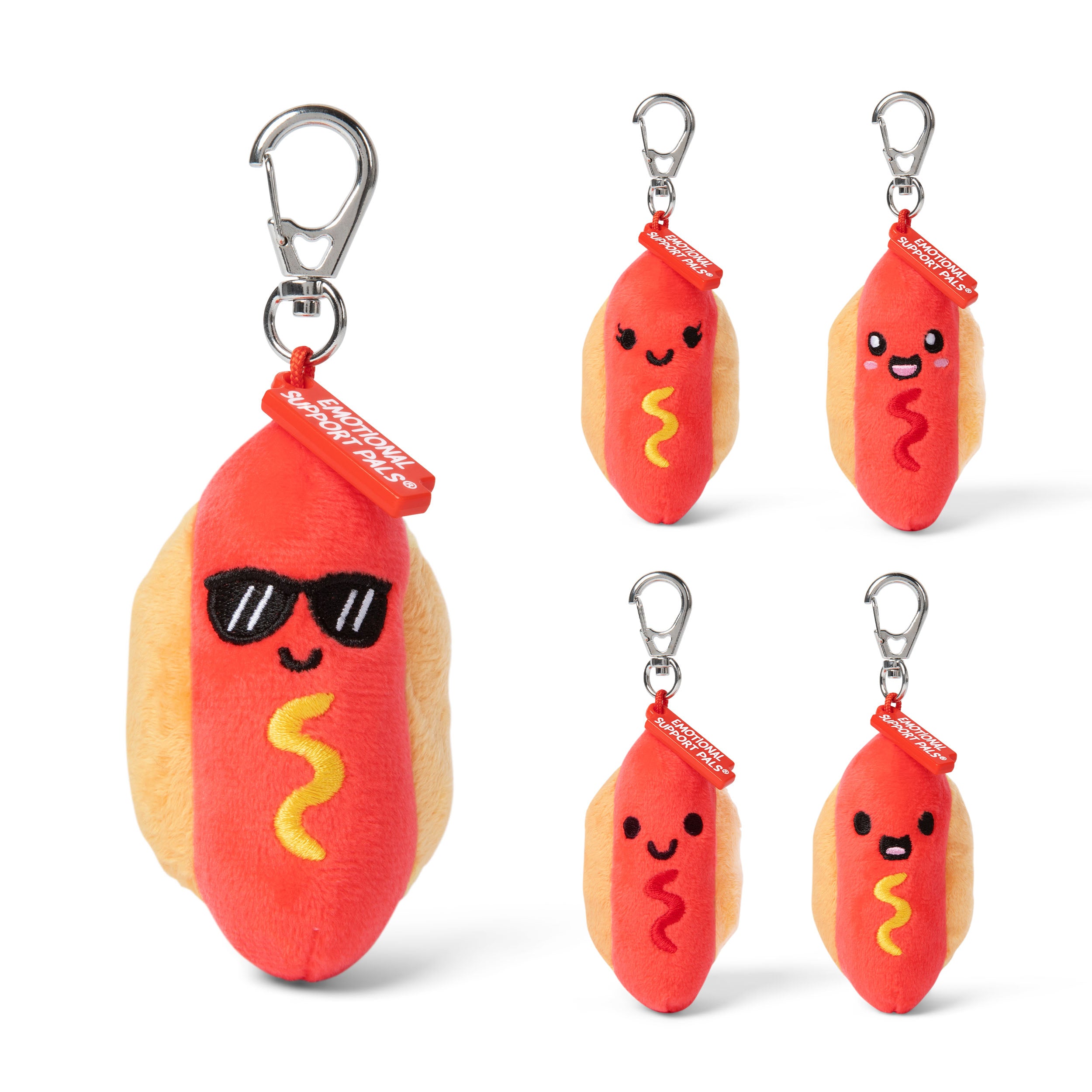 Emotional Support Hot Dogs Bag Charm