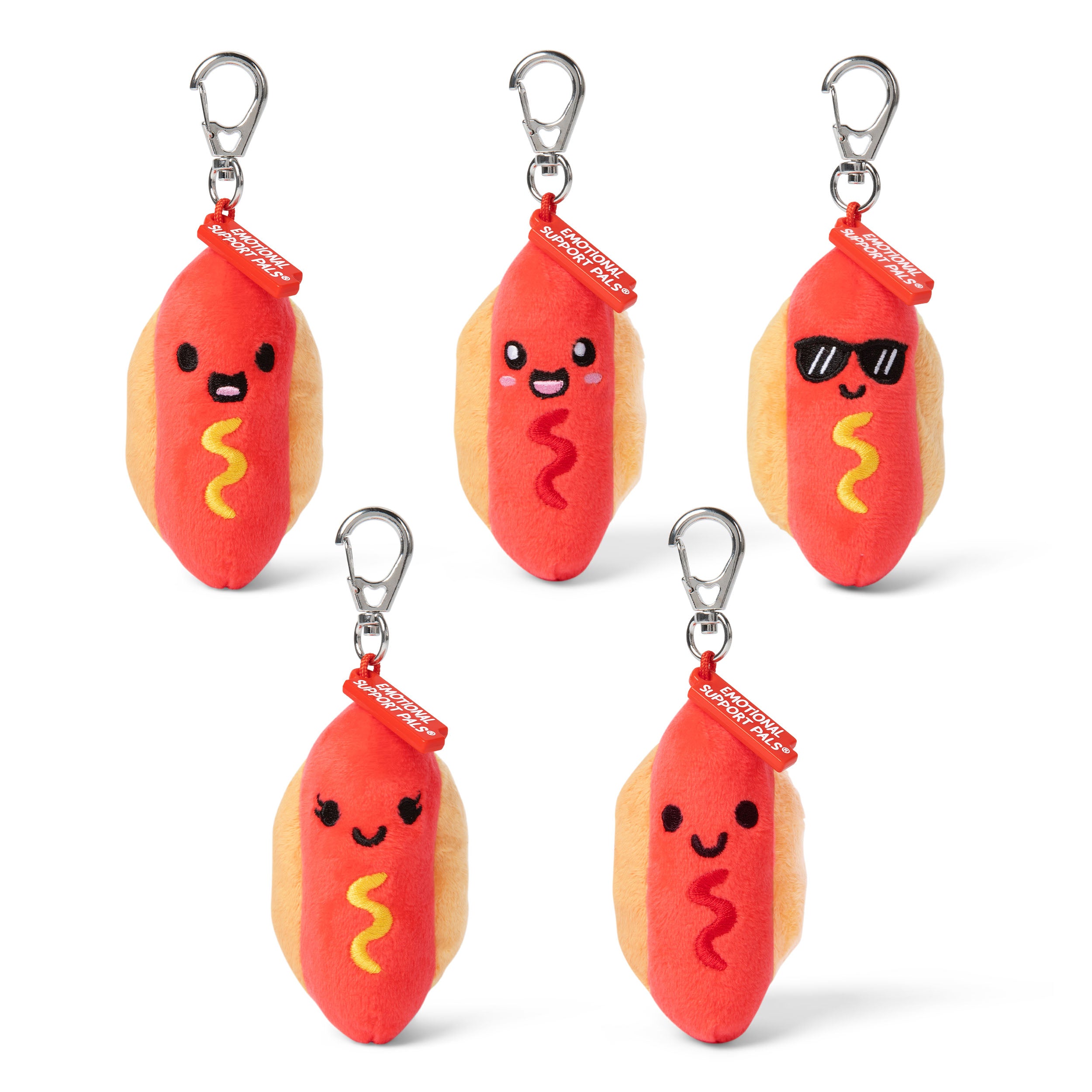 Emotional Support Hot Dogs Bag Charm