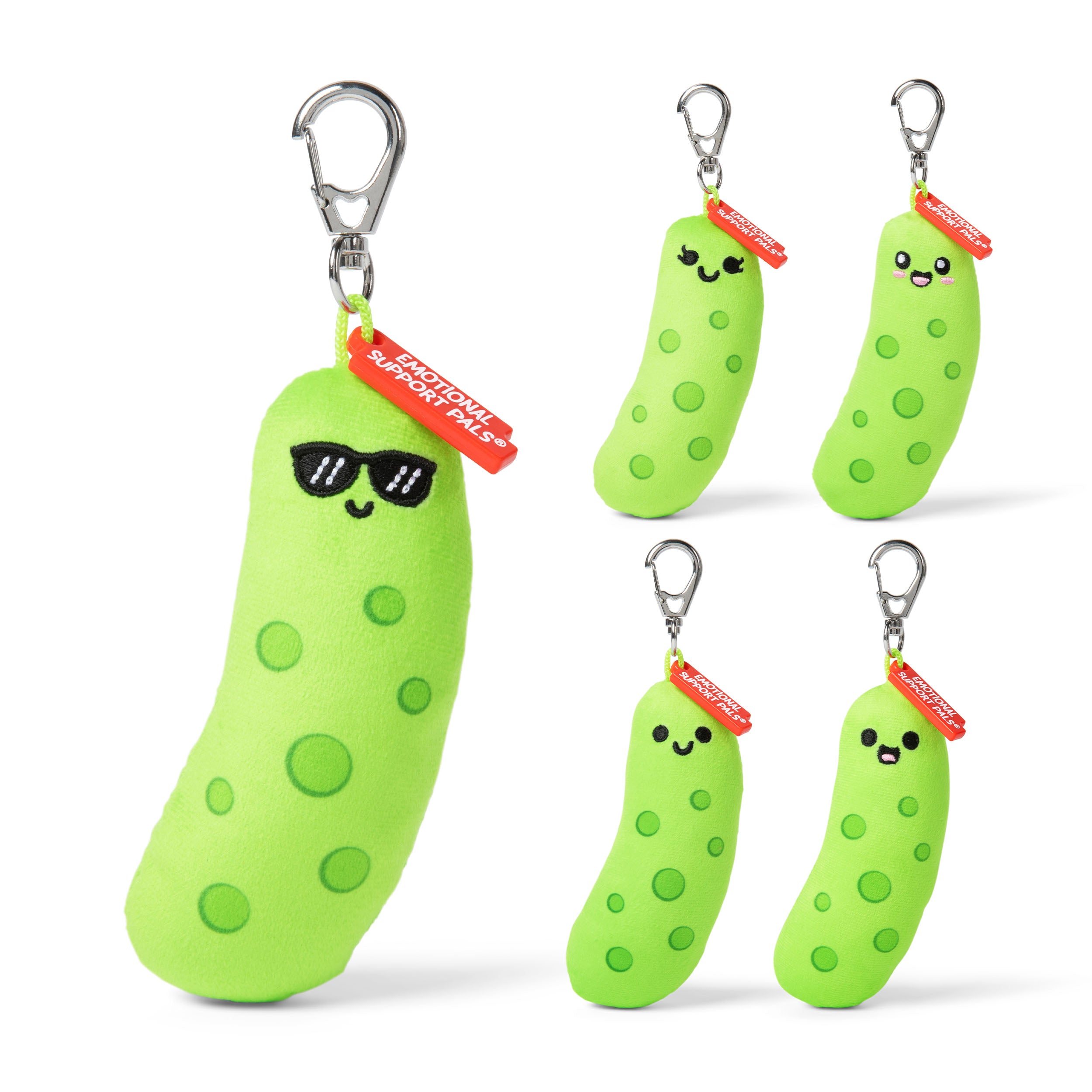 Emotional Support Pickles Bag Charm