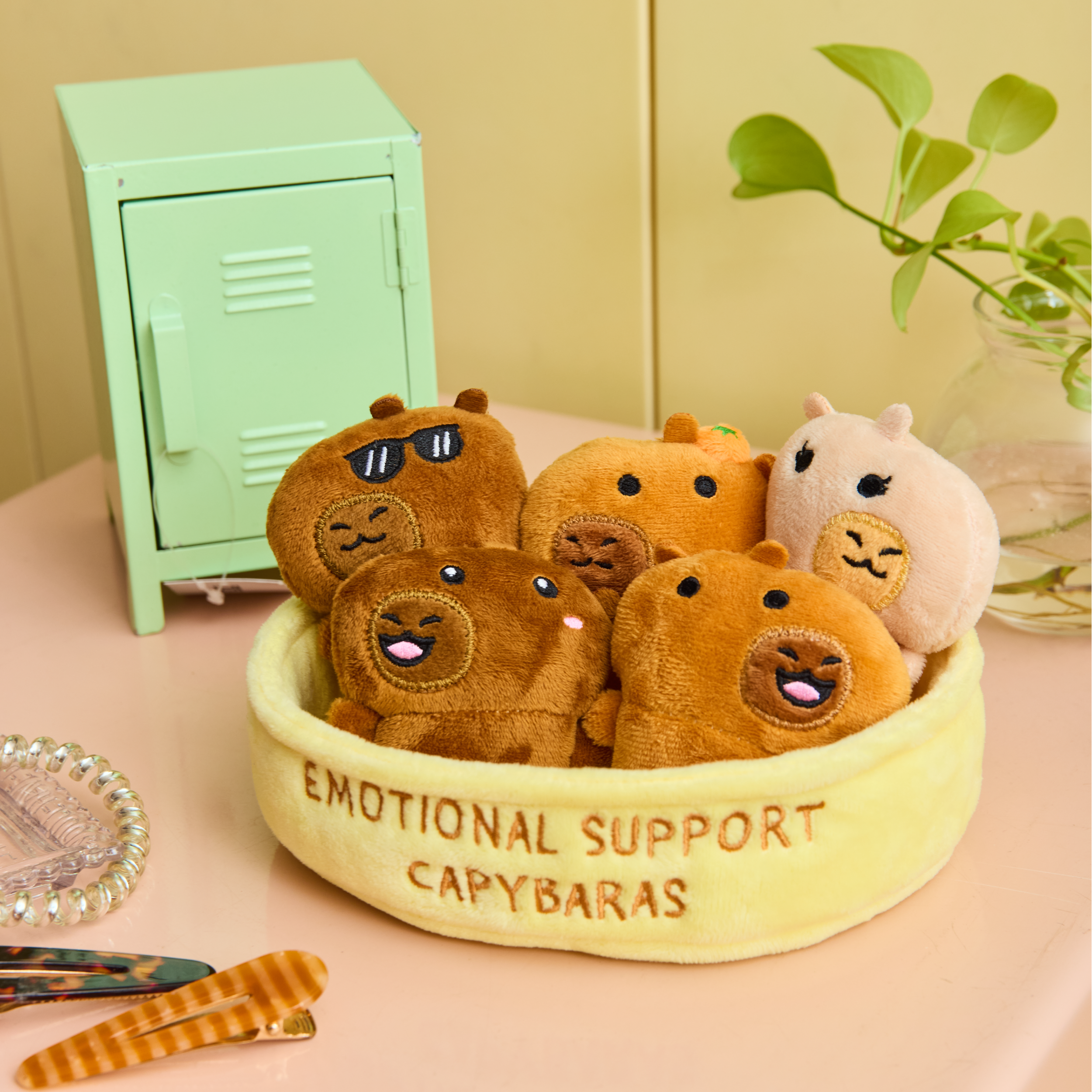 Emotional Support Capybaras by Relatable – A Cozy Capybara Plush Gift Set