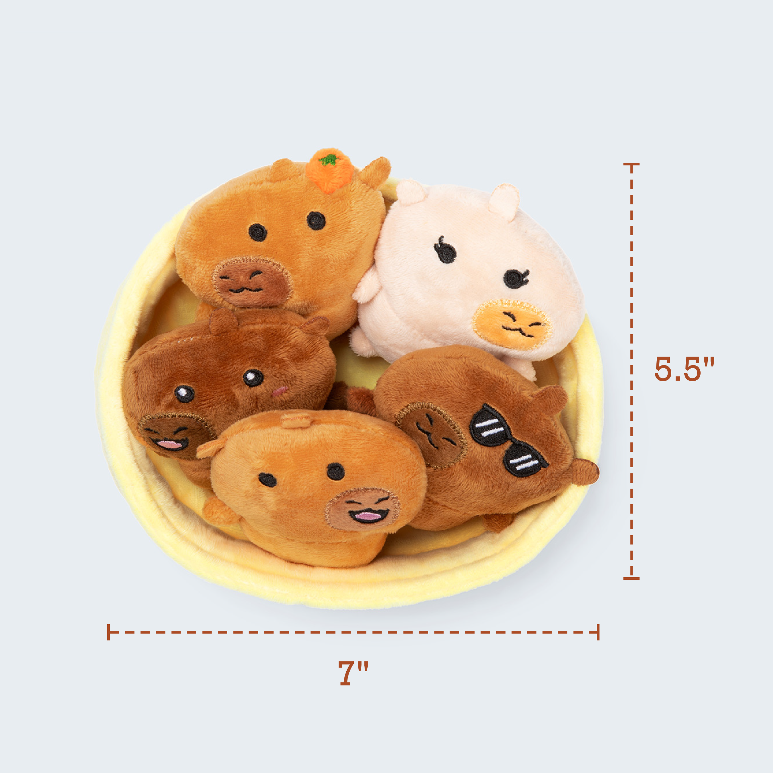 Emotional Support Capybaras by Relatable – A Cozy Capybara Plush Gift Set