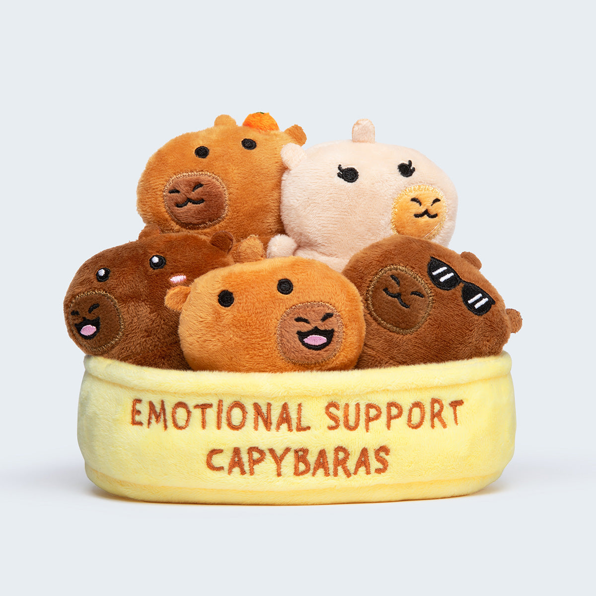 Emotional Support Capybaras by Relatable – A Cozy Capybara Plush Gift Set