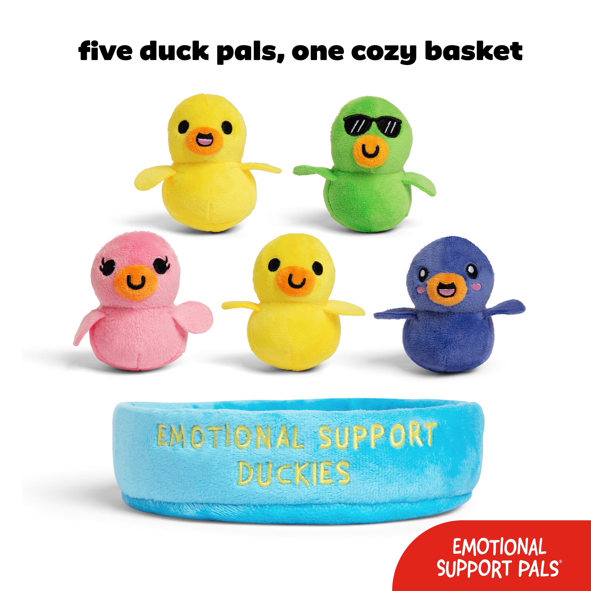Emotional Support Pals Duckies, Cute Stuffed Animal