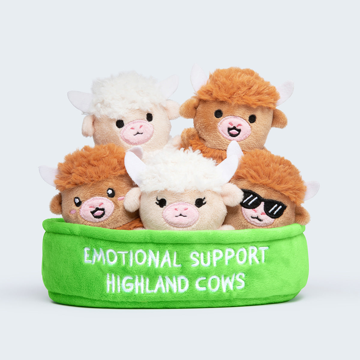 Emotional Support Highland Cows by Relatable – A Cozy & Cuddly Plush Gift Set