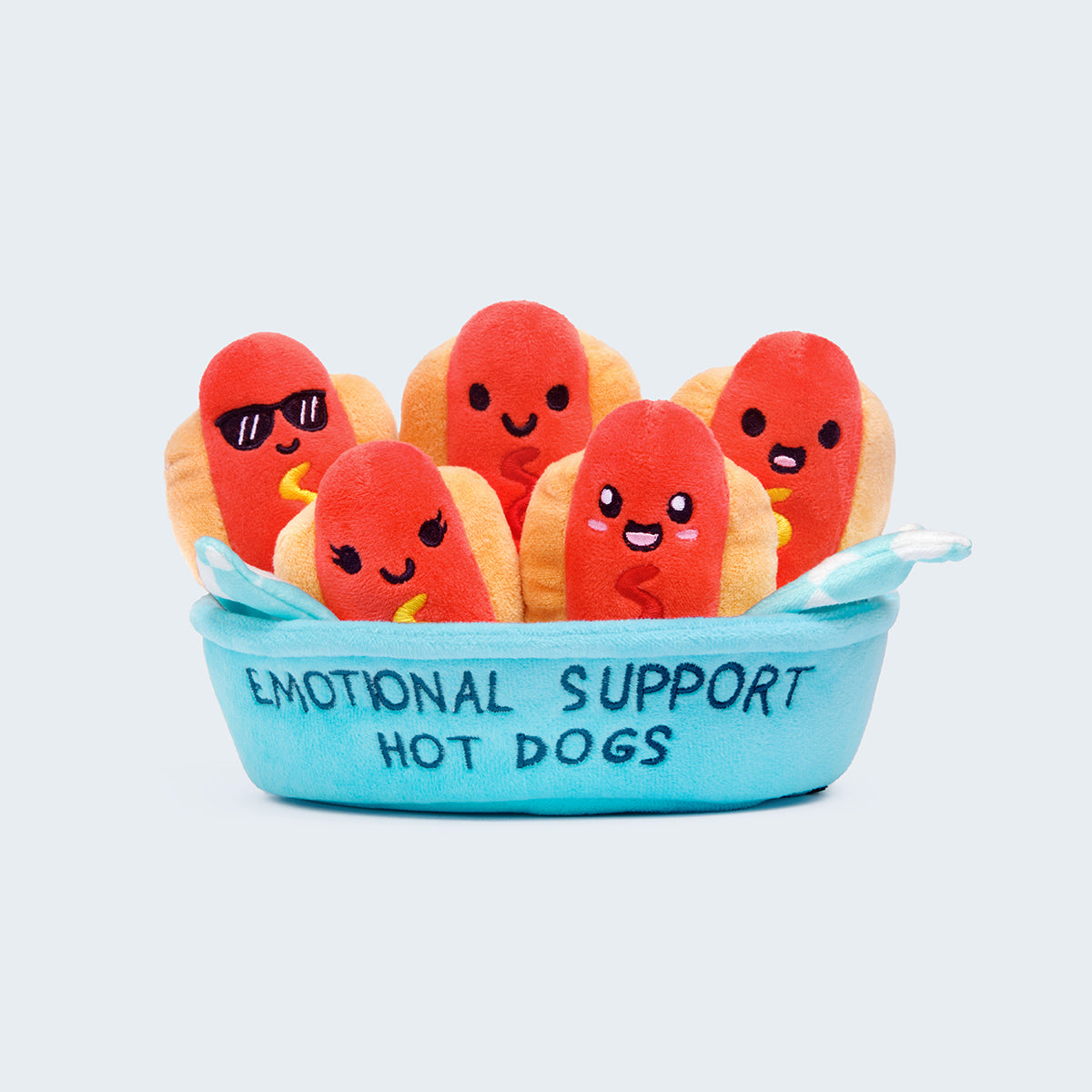 Emotional Support Hot Dogs – Food Plushie Toys