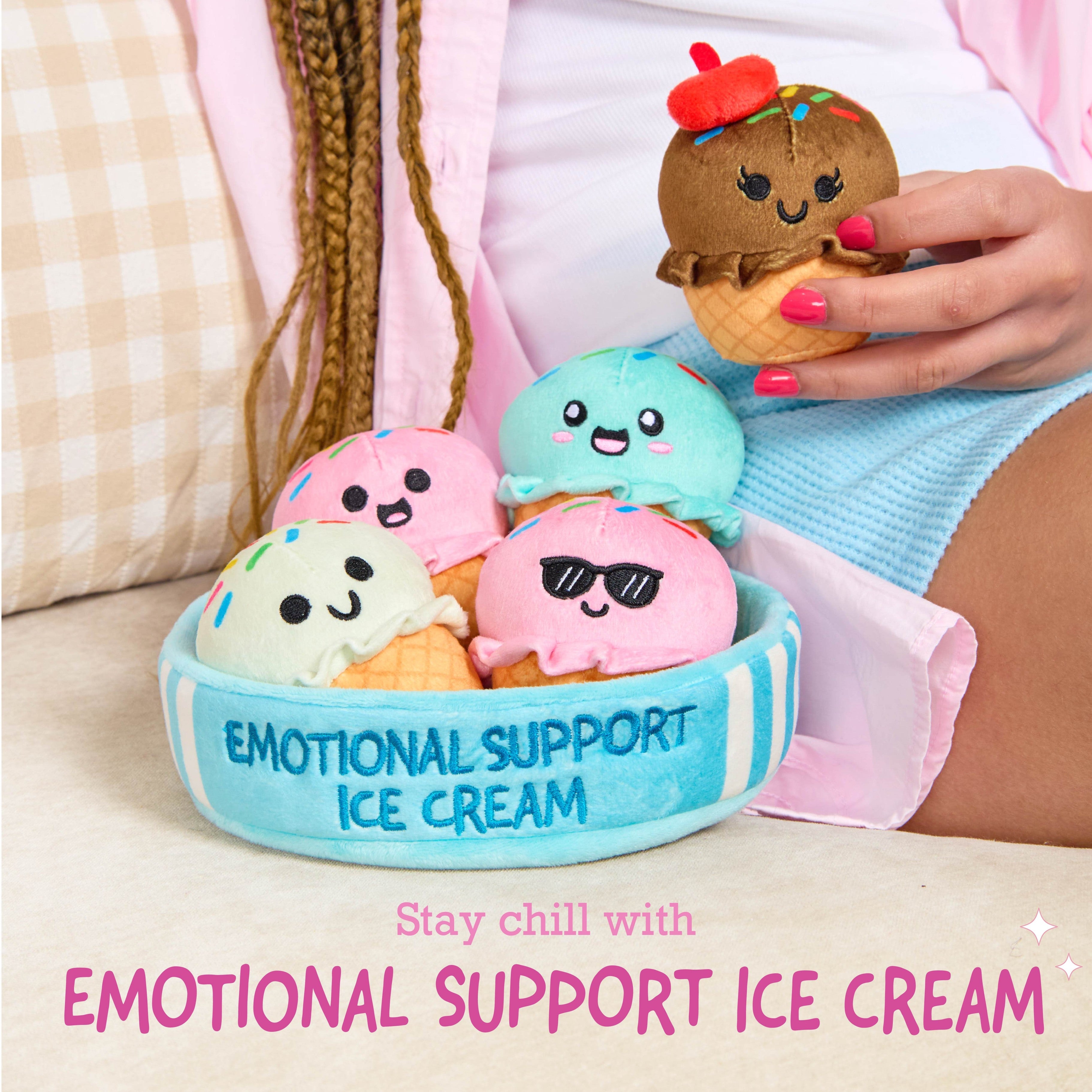 Emotional Support Ice Cream – Sweet, Squishy Comfort