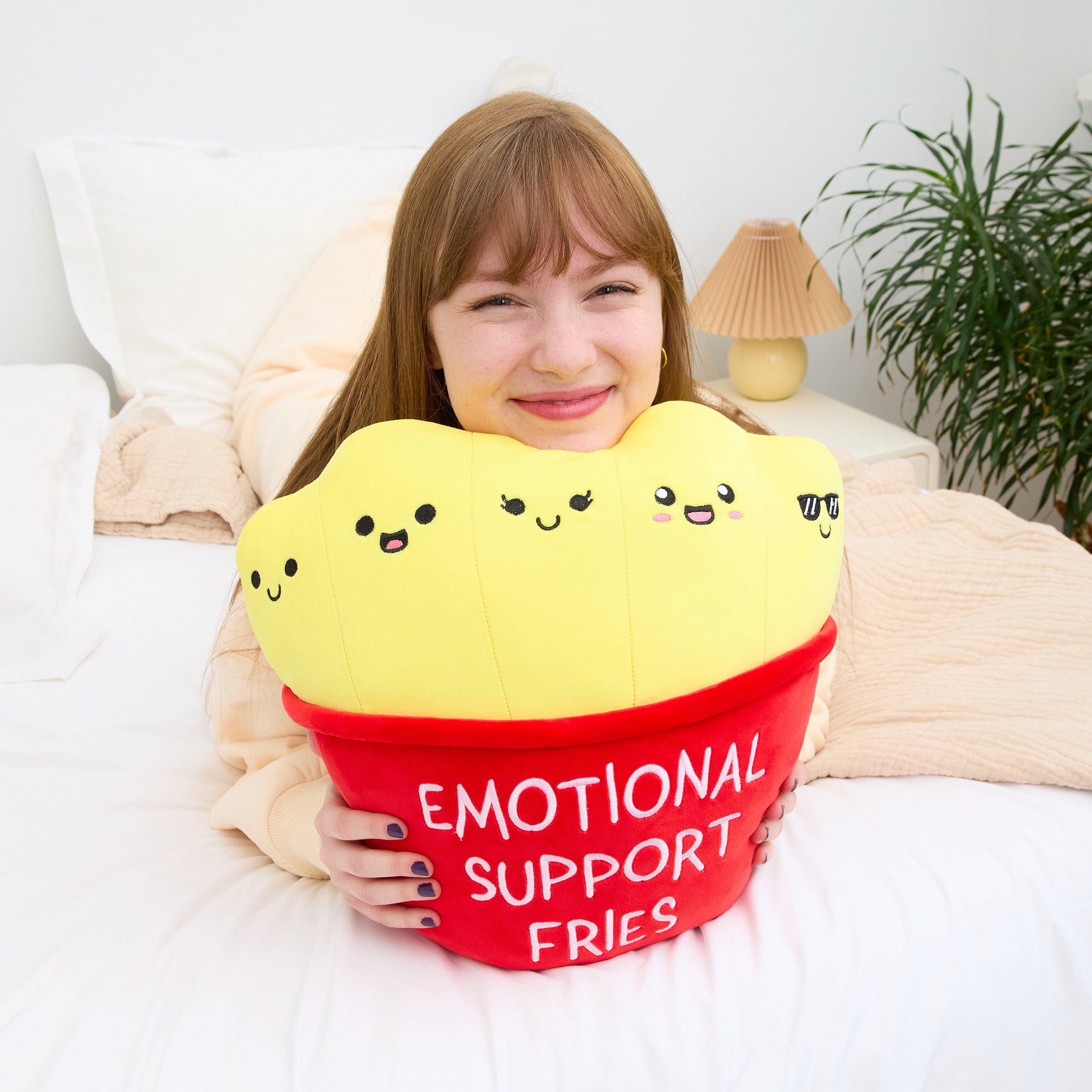 Emotional Support Jumbo Fries -  Cute Room Decor, Perfect Gift for Loved Ones of All Ages