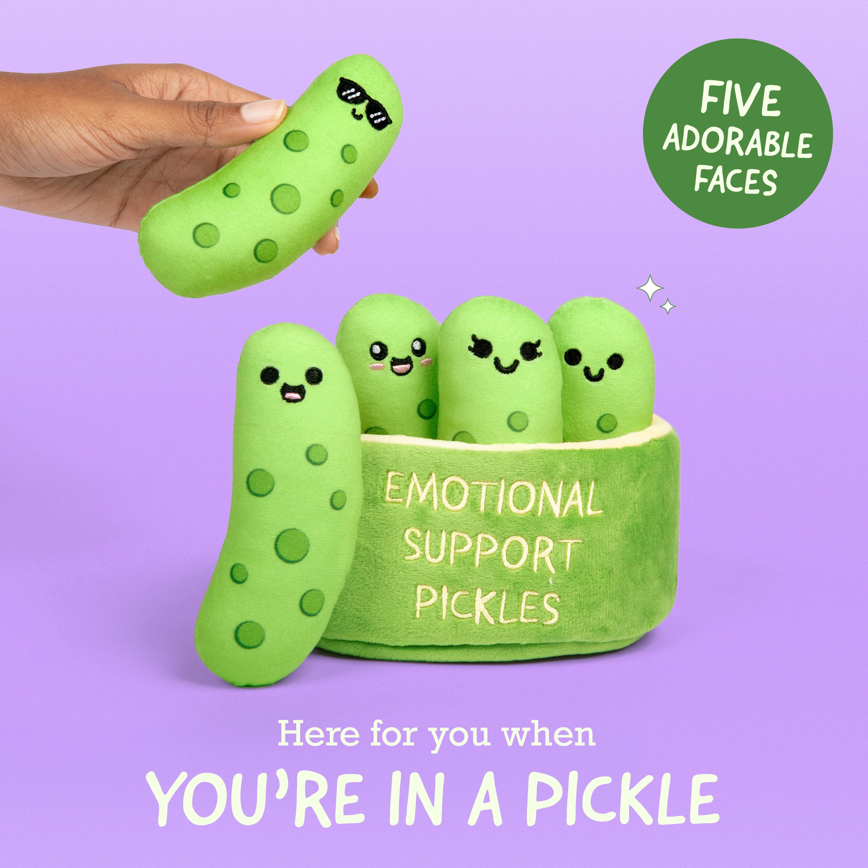 Emotional Support Pickles - Cuddly Snack Buddies