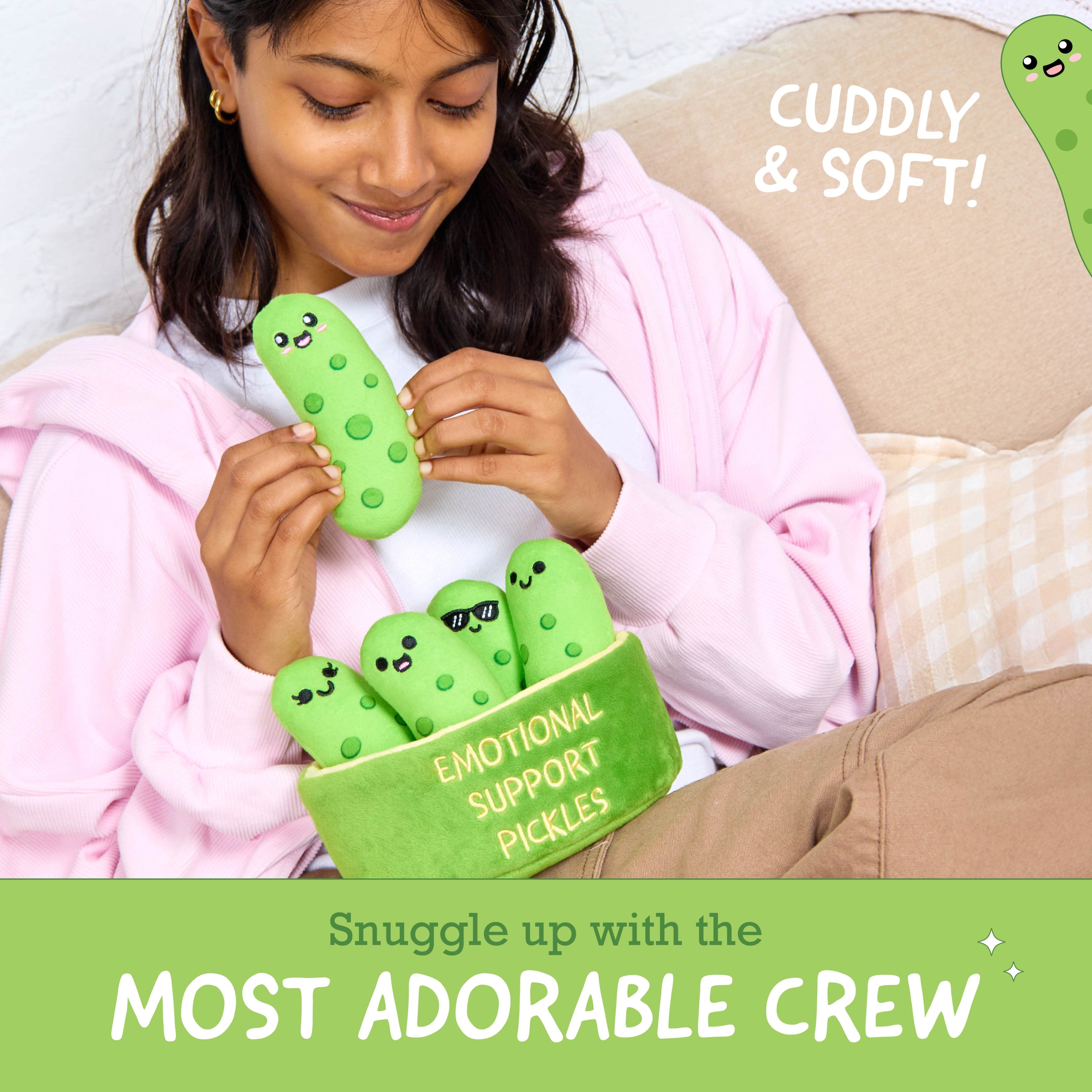 Emotional Support Pickles - Cuddly Snack Buddies