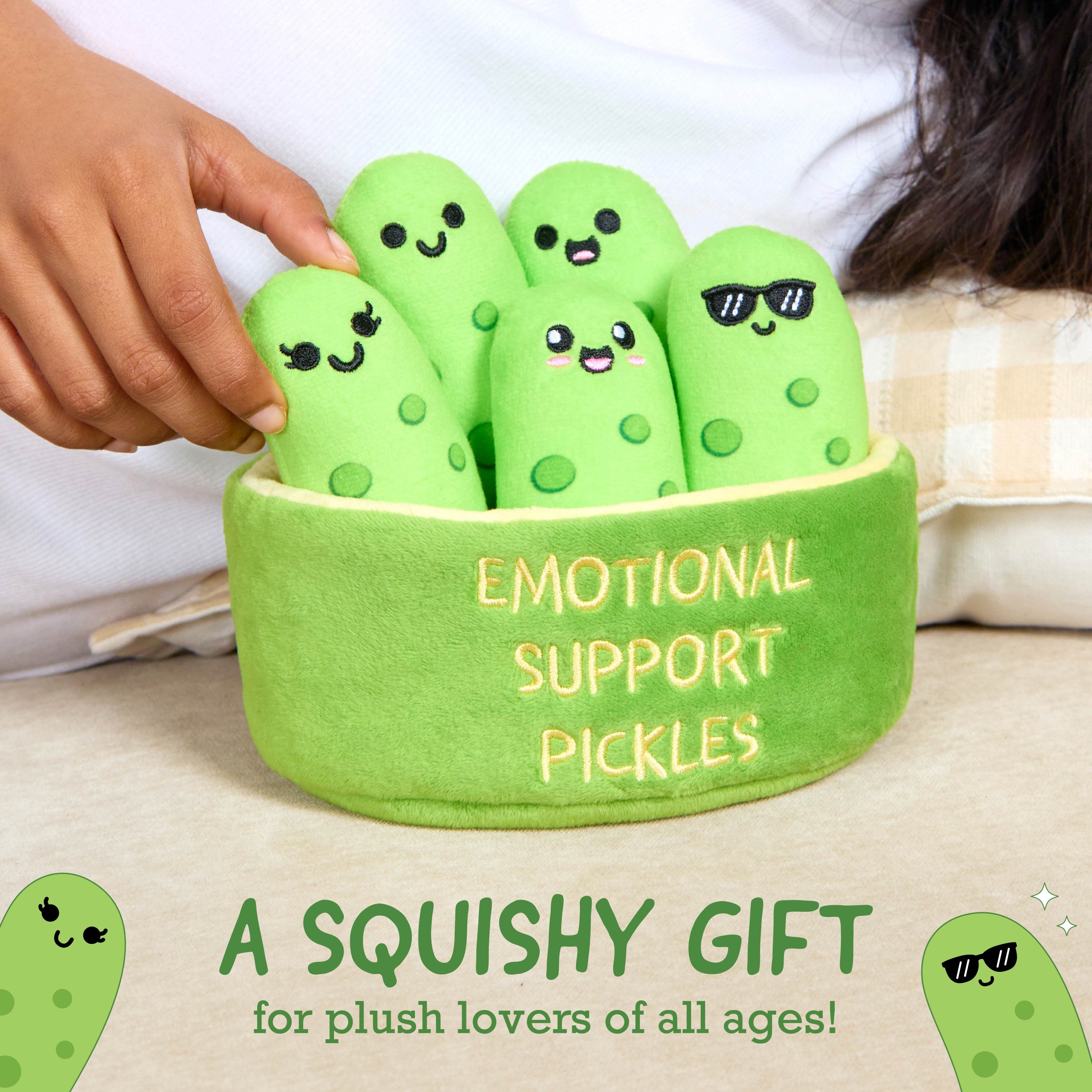 Emotional Support Pickles - Cuddly Snack Buddies