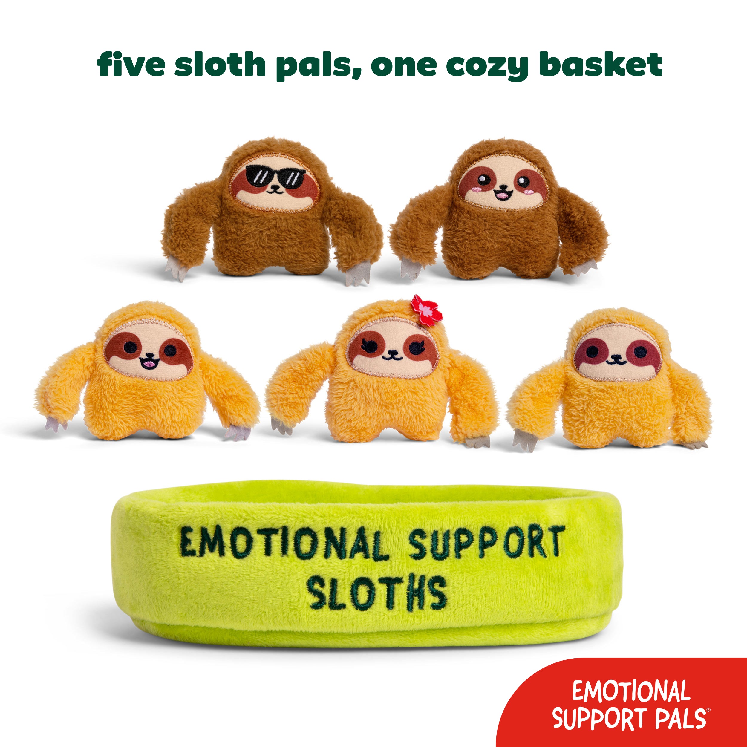 Emotional Support Pals Sloths, Cute Stuffed Animals