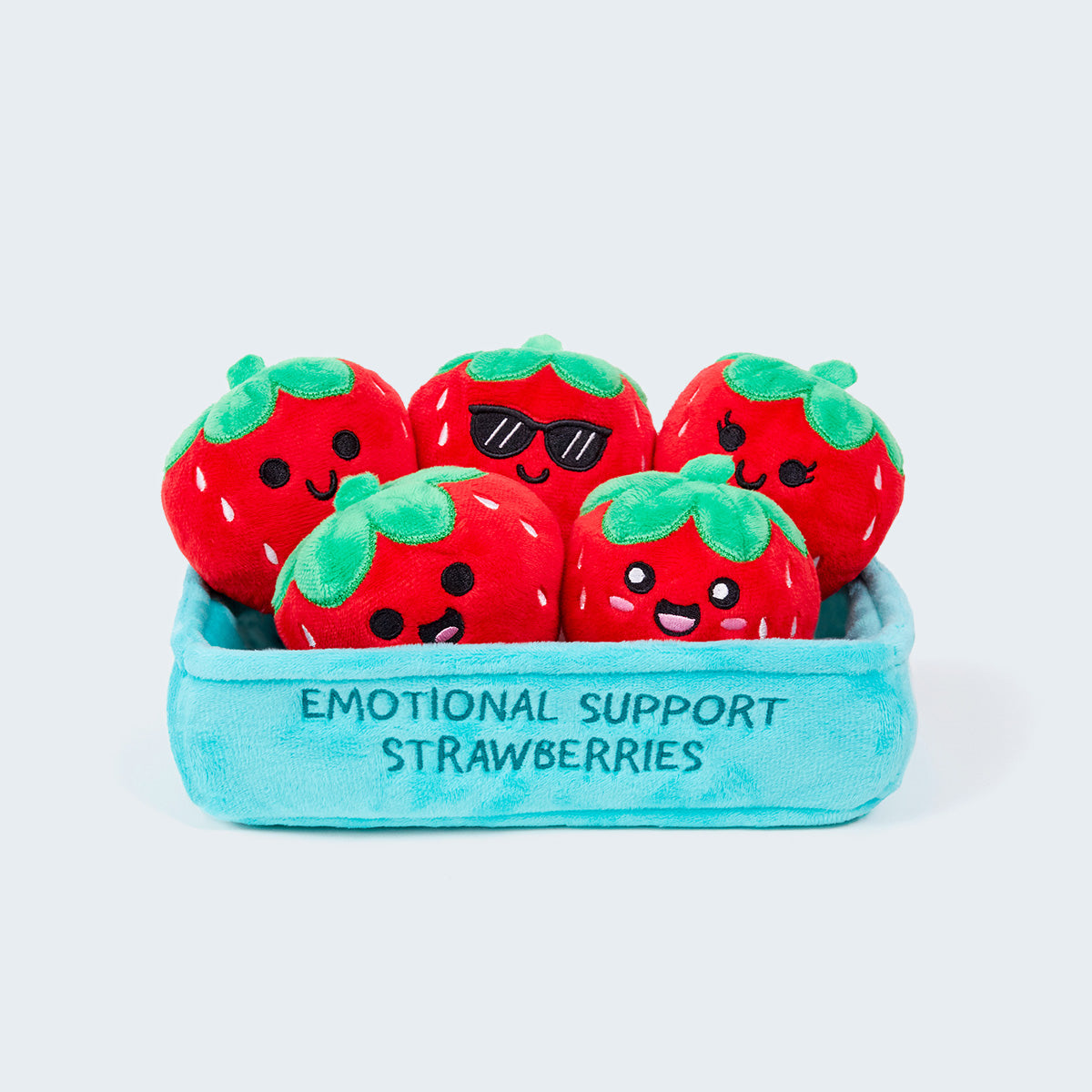 Emotional Support Strawberries - Adorable Plush Toys