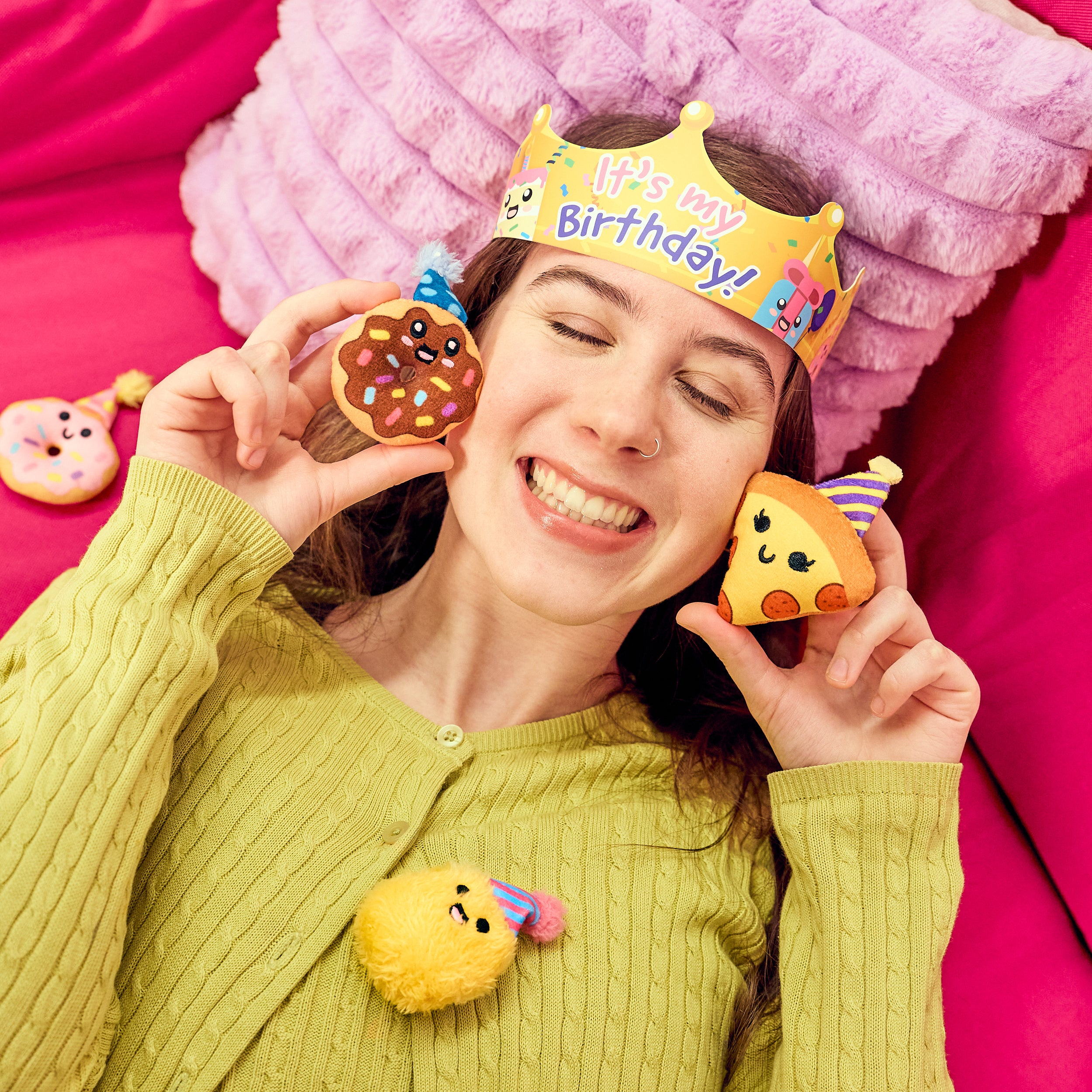 Emotional Support Pals Birthday Countdown Calendar by Relatable — Cuddly Stuffed Animals, Squishy Toys and Plushies, Great Birthday Gift for Loved Ones of All Ages — Includes 7 Surprises