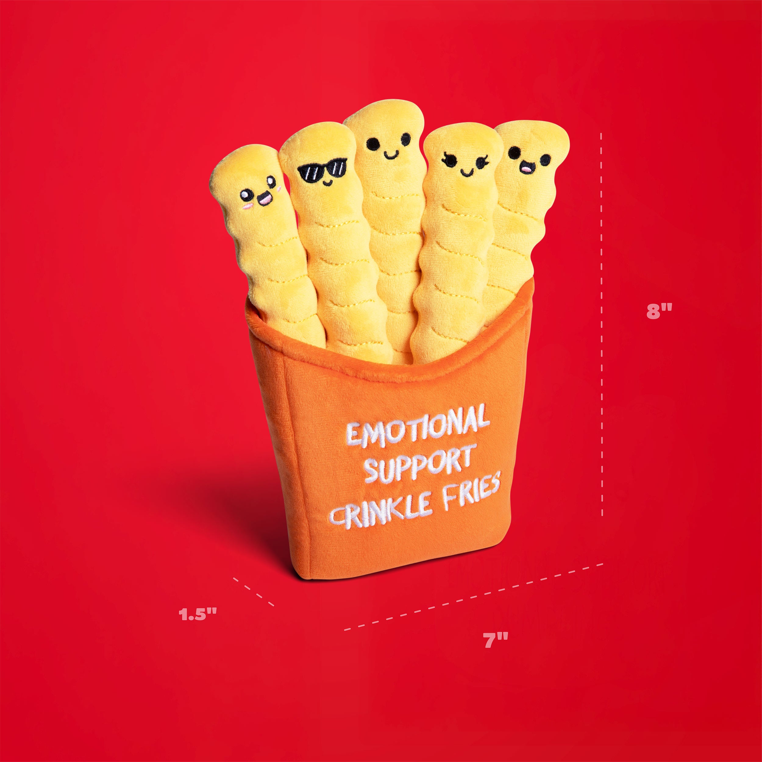 Emotional Support Pals Crinkle Fries