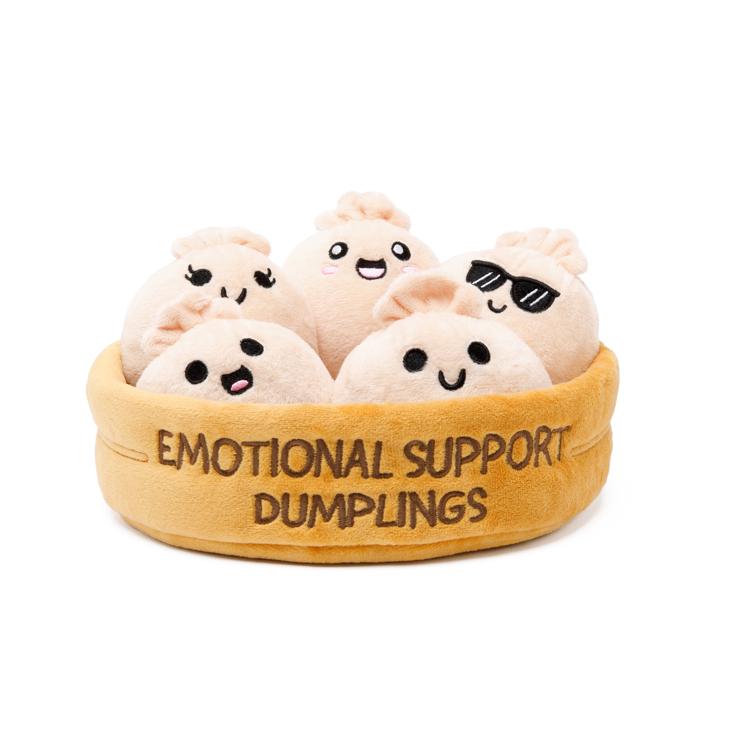Emotional Support Dumplings - Cute Plush Food Toys