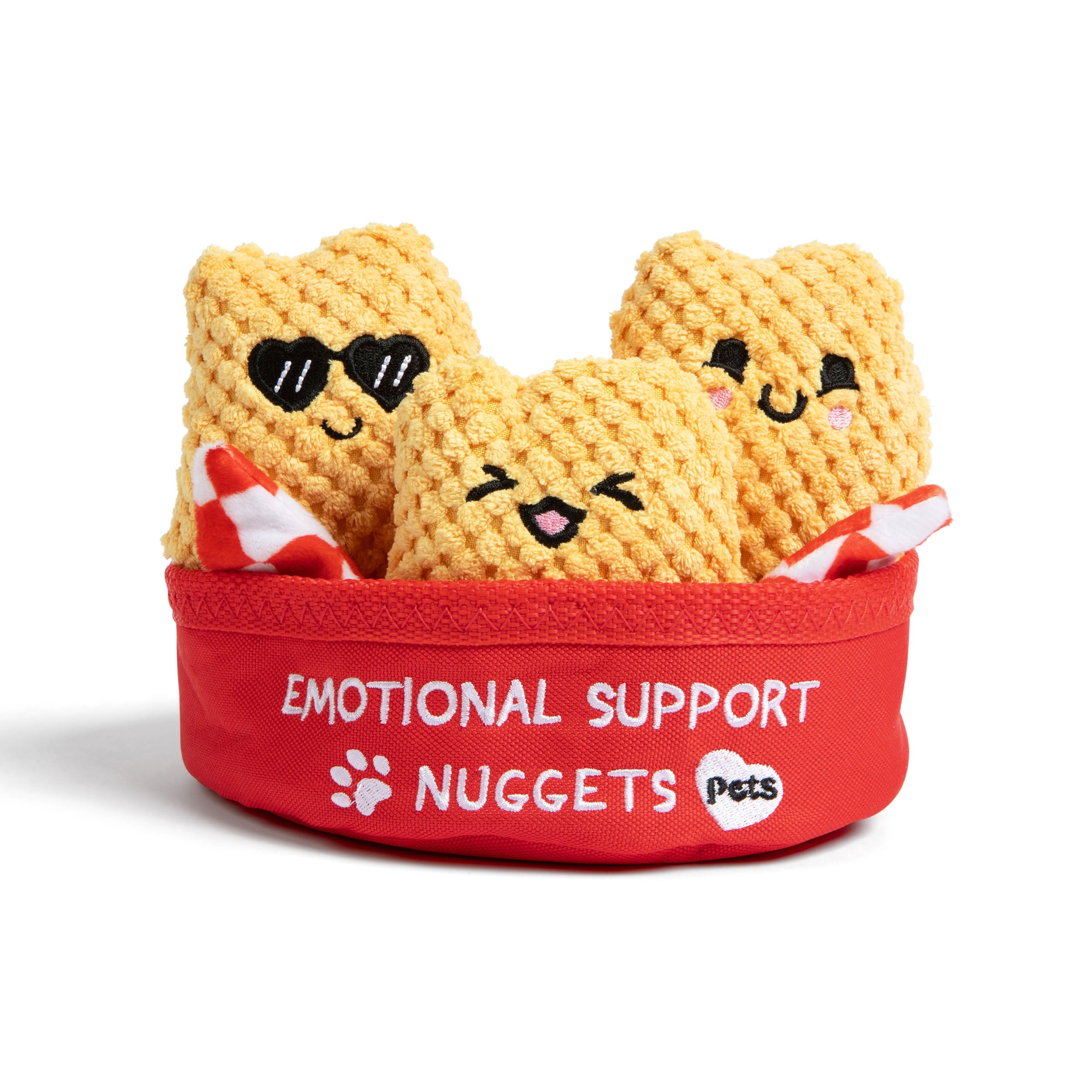 Emotional Support Pet Nuggets – Plush Dog Toy by Relatable
