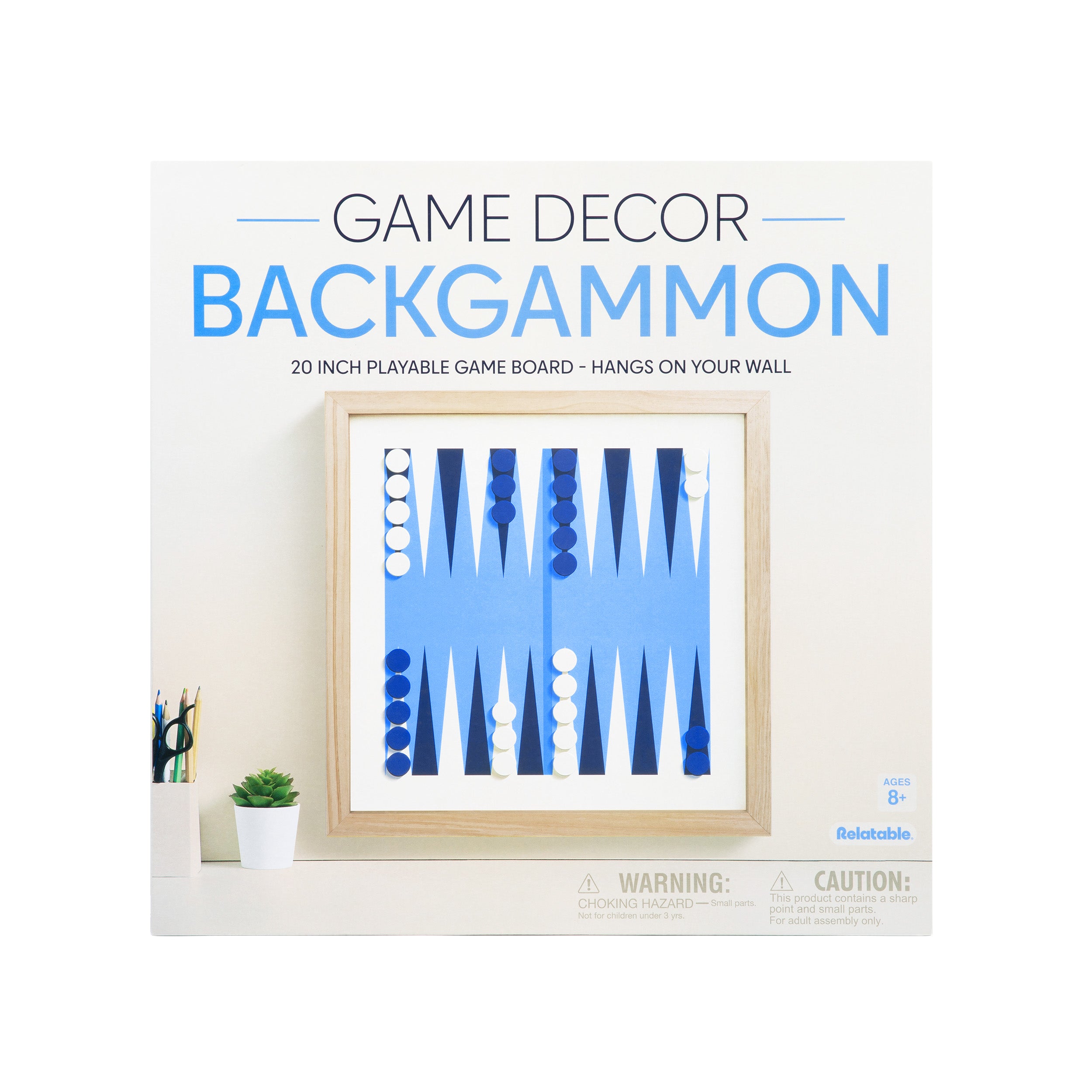 Game Decor Classics Backgammon by Relatable