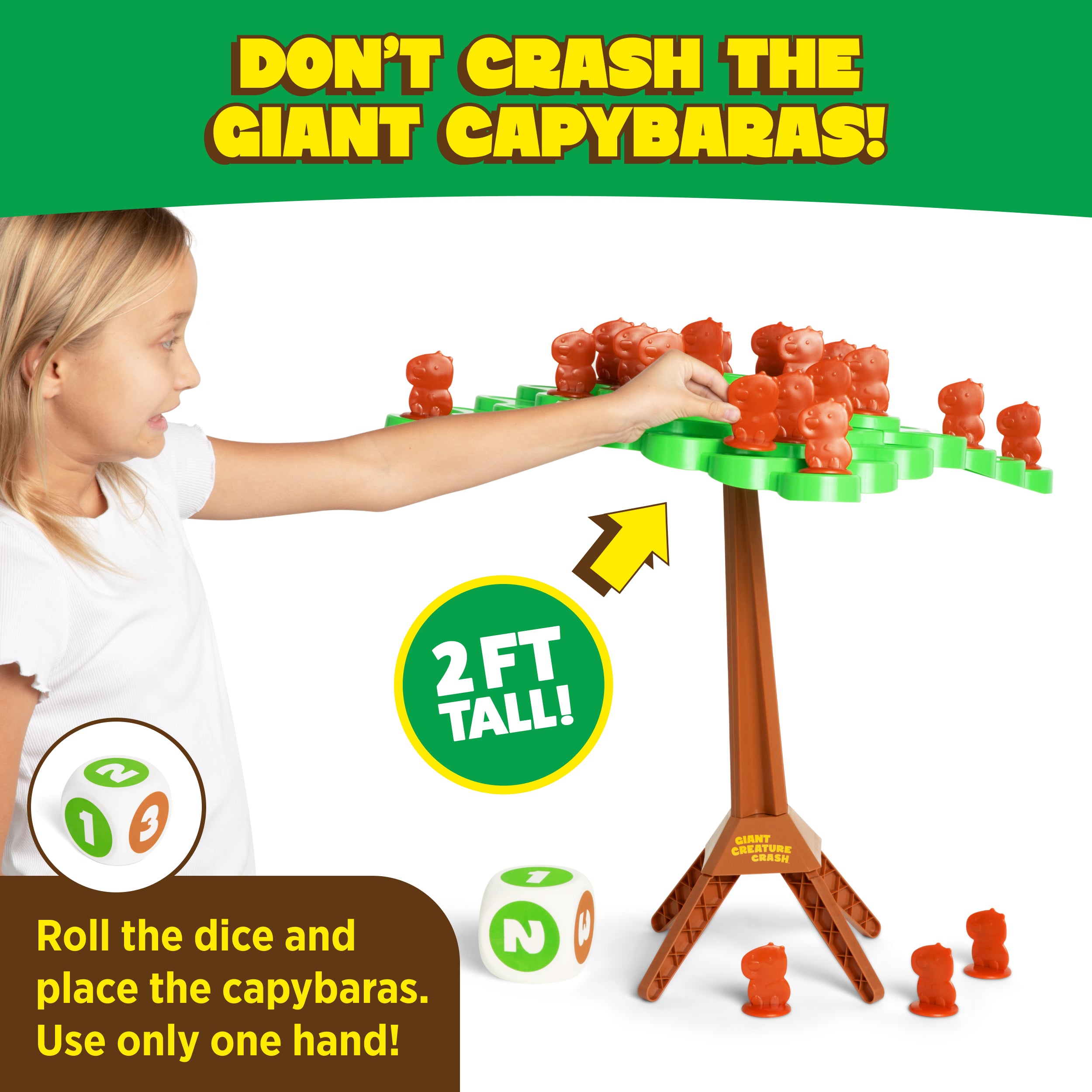 Giant Creature Crash - Capybara Stacking Giant Outdoor Games by Relatable