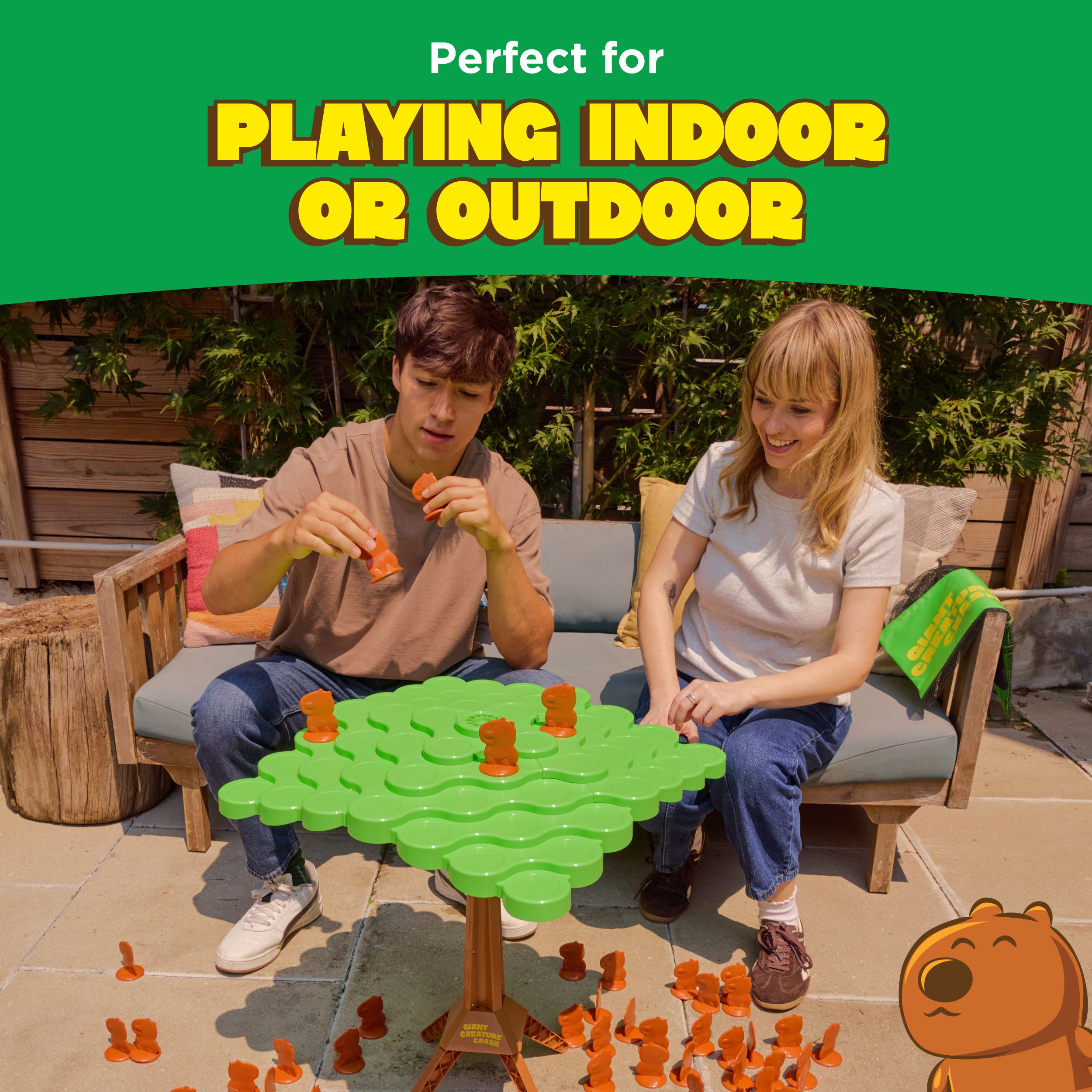 Giant Creature Crash - Capybara Stacking Giant Outdoor Games by Relatable