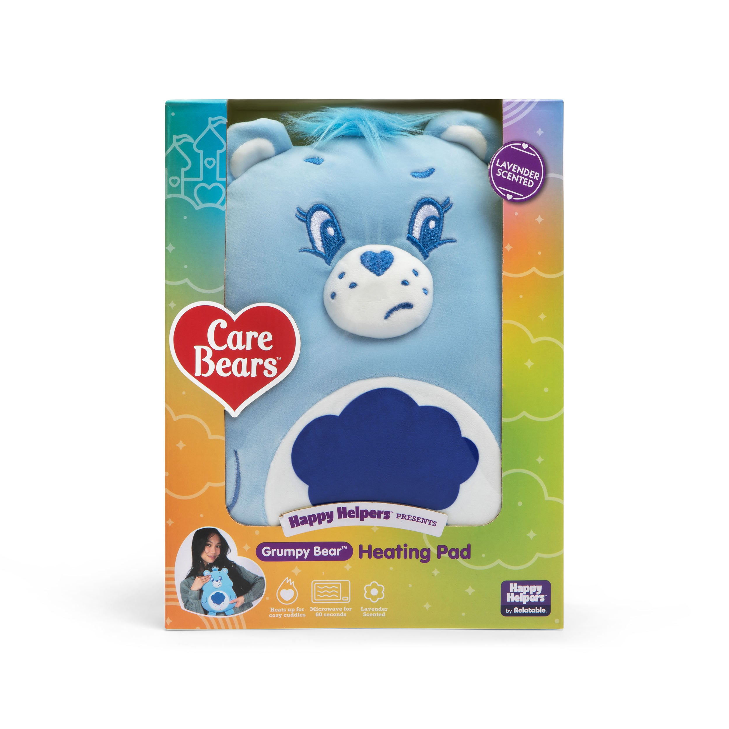 Happy Helpers Grumpy Bear By Relatable, The Cozy Comfort That's Anything But Boring, Get Relief With This Plush Heating Pad For Cramps
