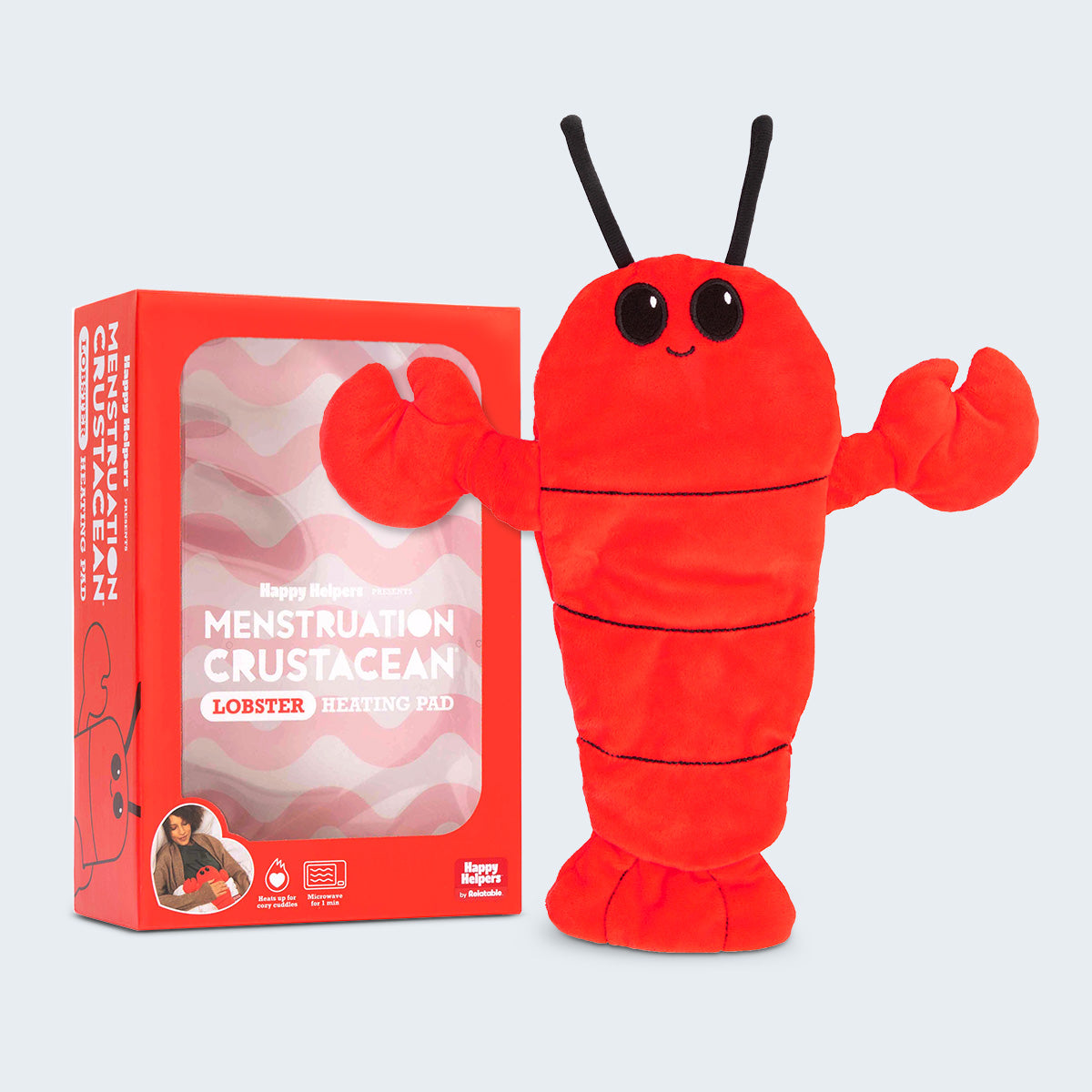 Menstruation Crustacean Lobster Heating Pad For Period Cramps & Muscle Pain