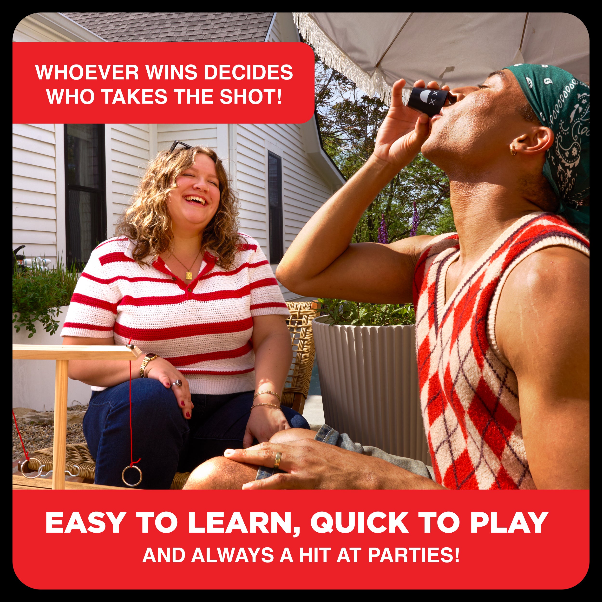 Buzzed 4-Way Hook & Ring Drinking Game – The Ring Toss to Rule All