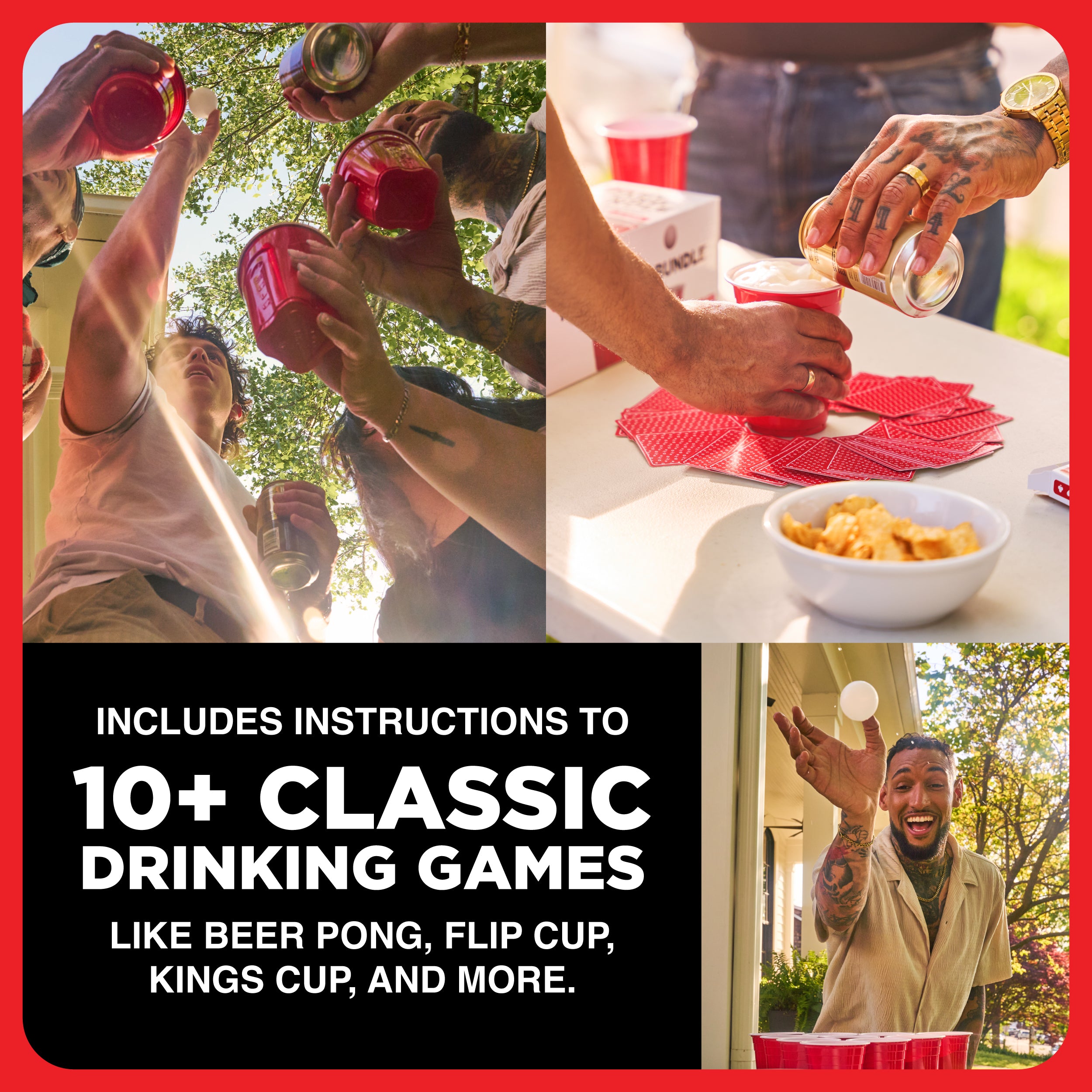 Buzzed Party Pong Bundle Drinking Kit – For An Epic Game Night