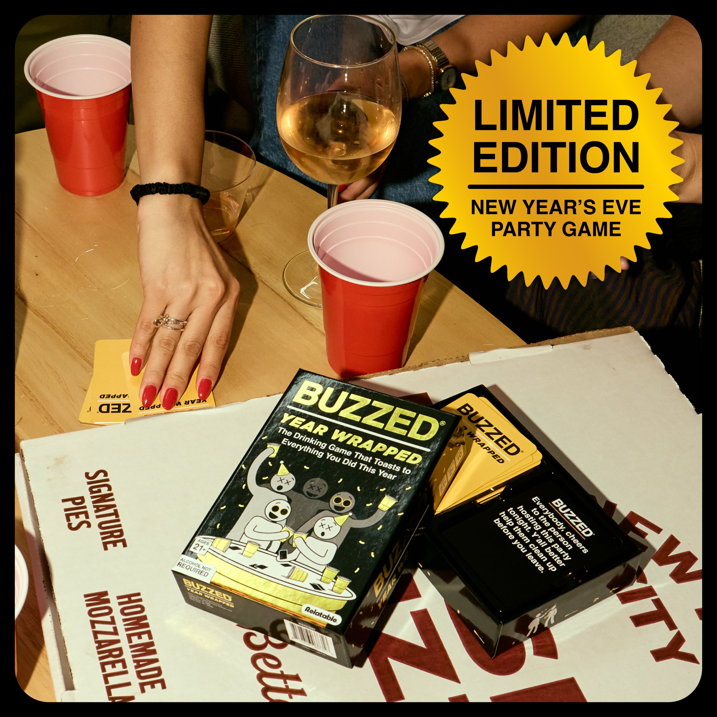 Buzzed Year Wrapped by Relatable – A New Year’s Eve Drinking Game Packed with Pop Culture & Laughs