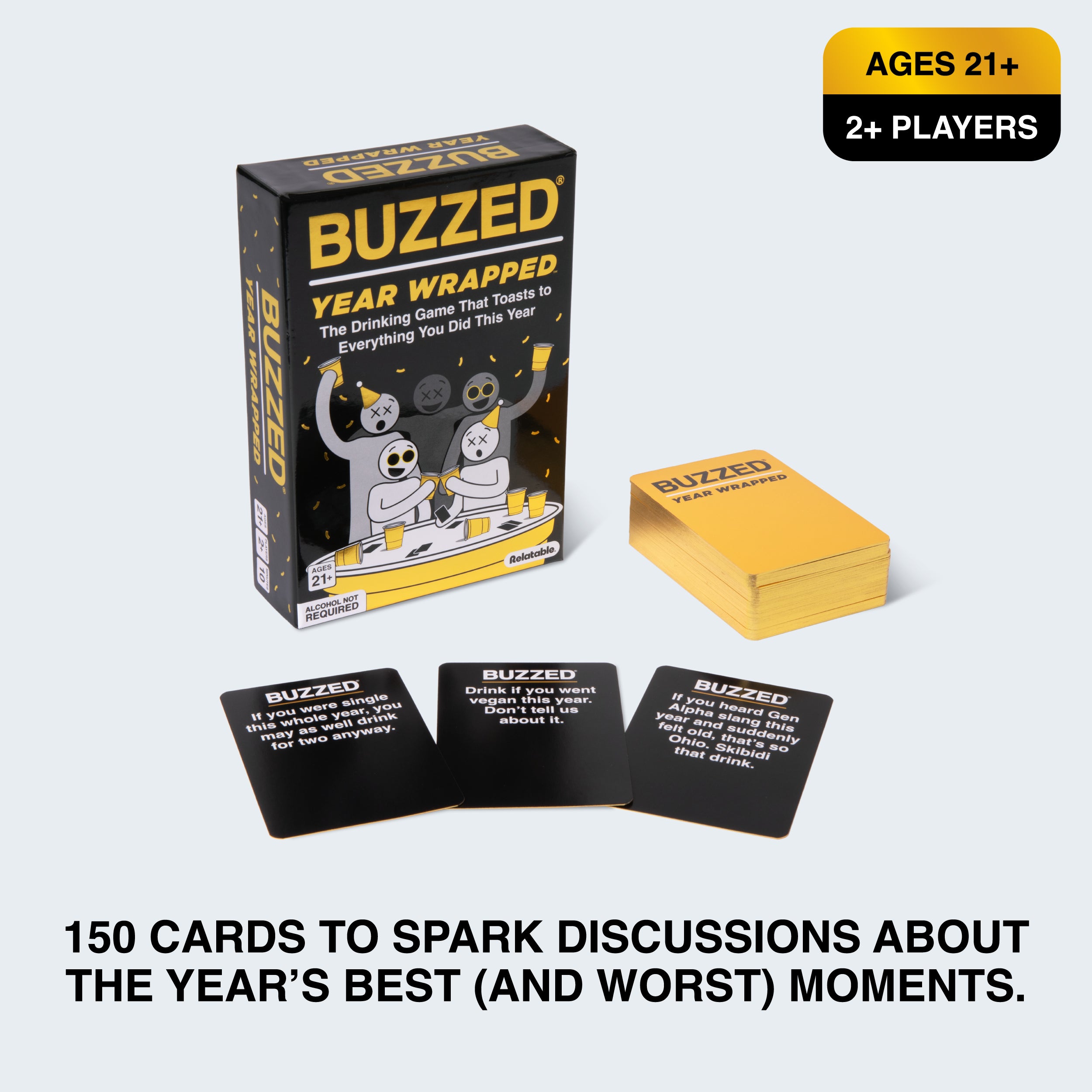 Buzzed Year Wrapped by Relatable – A New Year’s Eve Drinking Game Packed with Pop Culture & Laughs