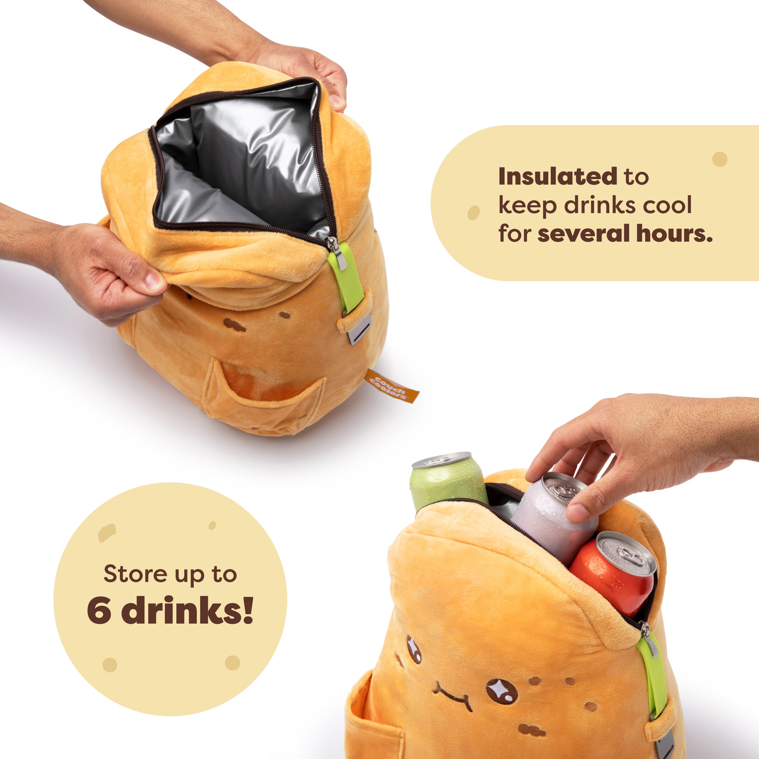 Couch Cooler: The Ultimate Drink and Snack Companion