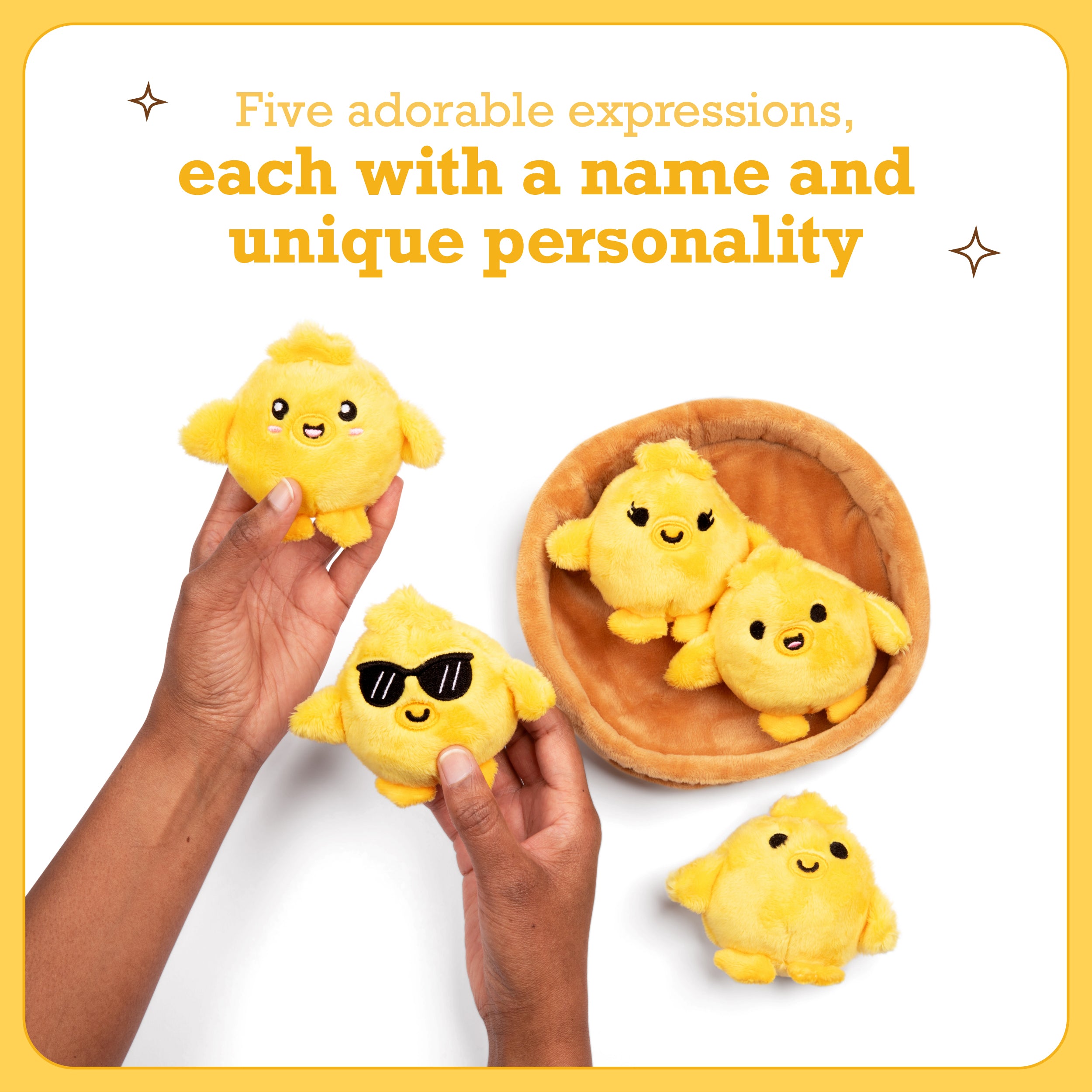 Emotional Support Chickies - Adorable Plush Baby Chicks