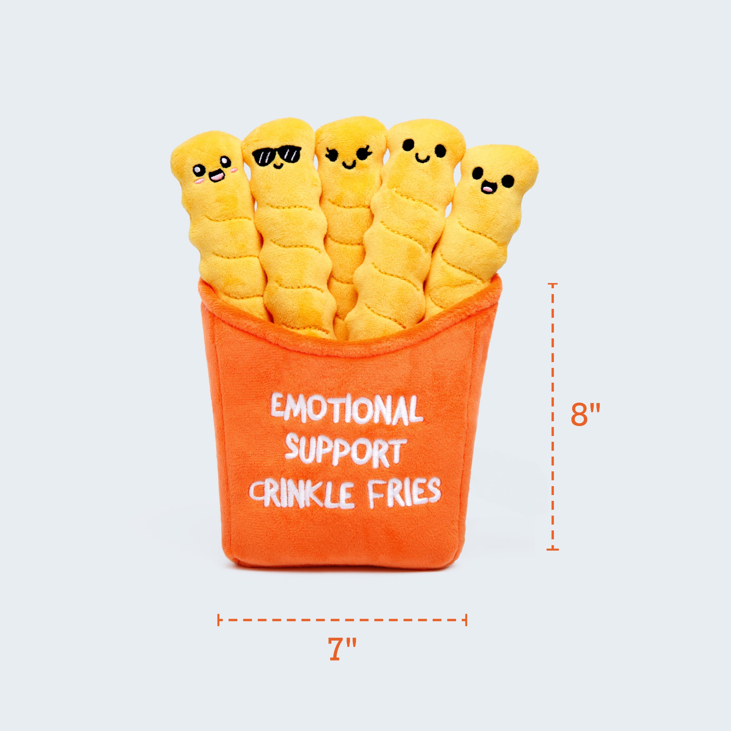 Emotional Support Crinkle Fries – Cuddly Plushies