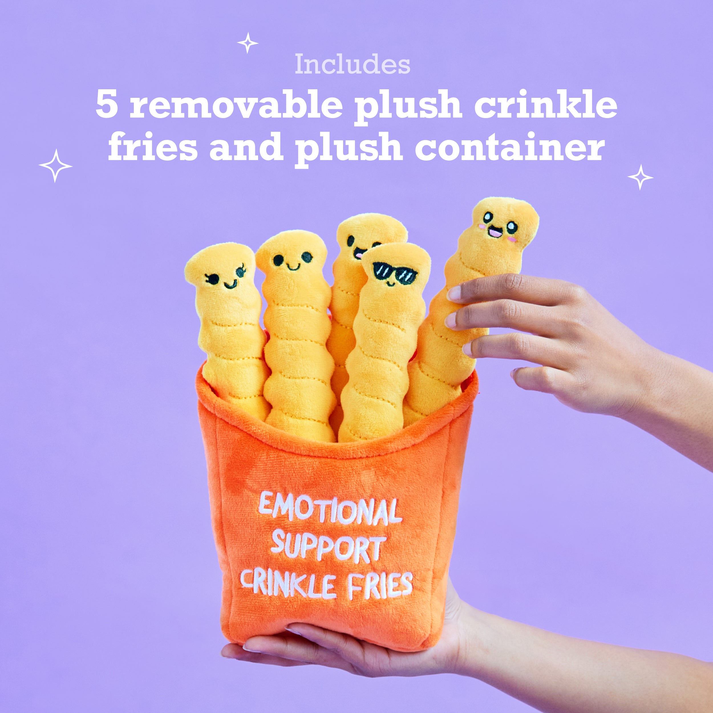 Emotional Support Crinkle Fries – Cuddly Plushies